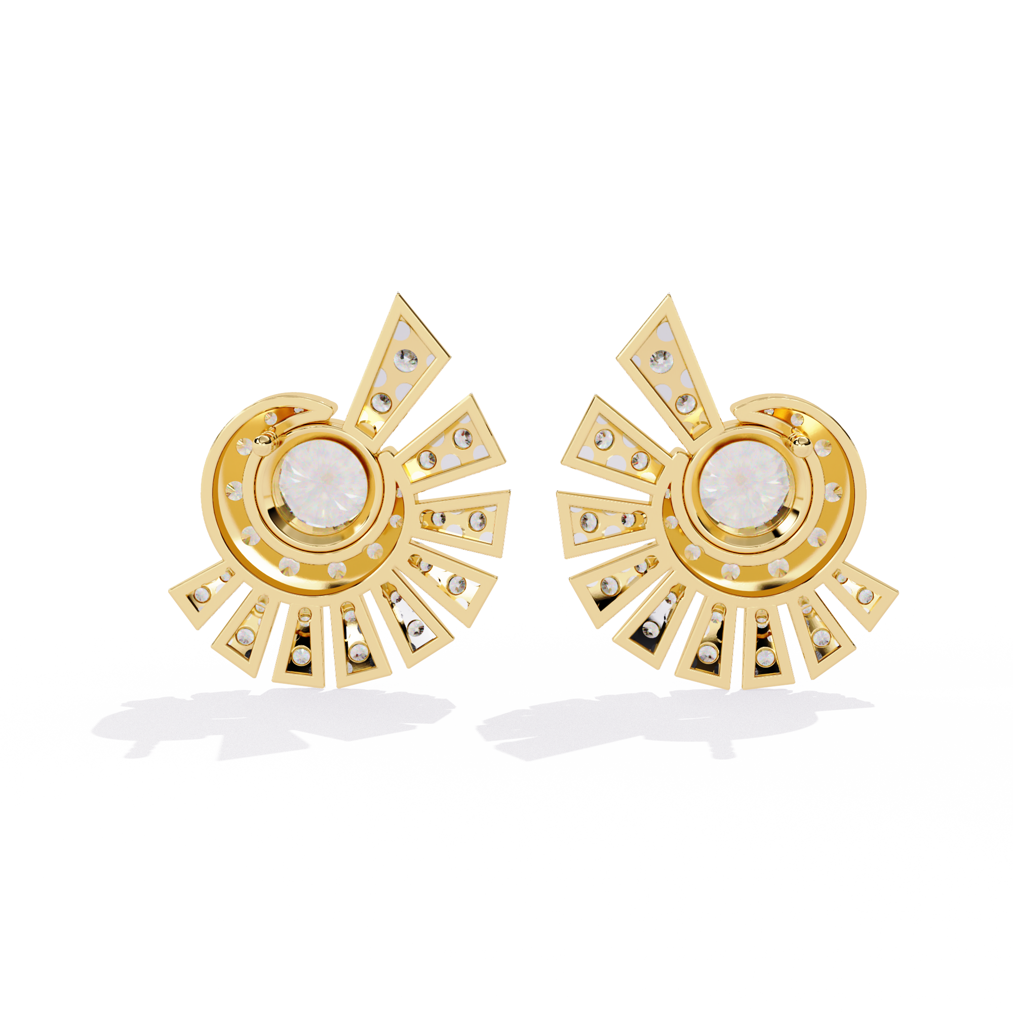 Seabream Daily Wear Round Diamond Hoop Earring For Women