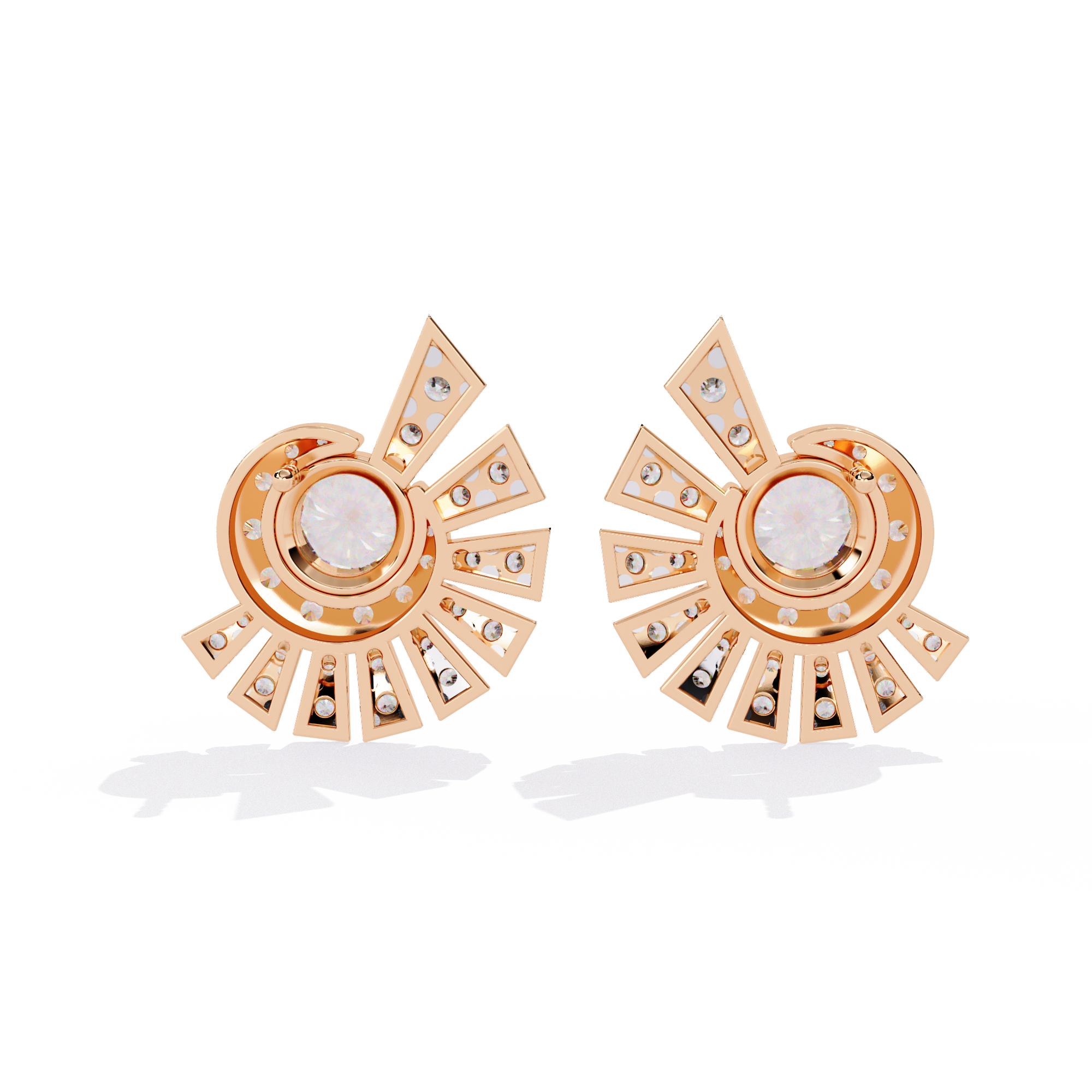 Seabream Daily Wear Round Diamond Hoop Earring For Women
