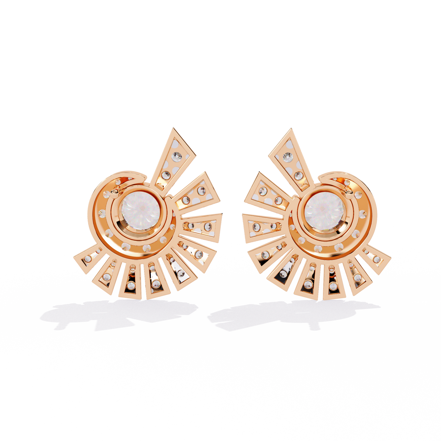 Seabream Daily Wear Round Diamond Hoop Earring For Women