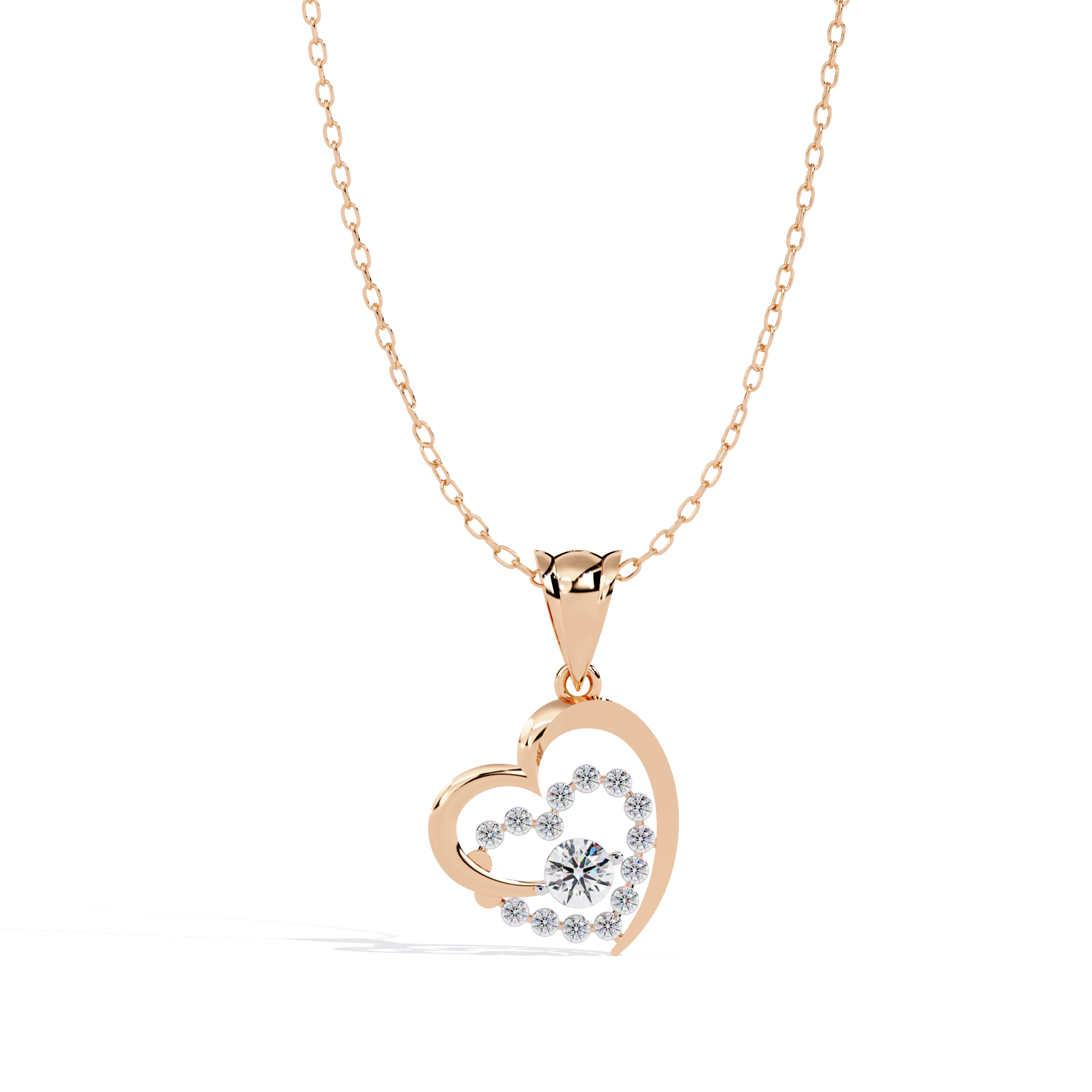 Heart Lab Grown Diamond Pendant