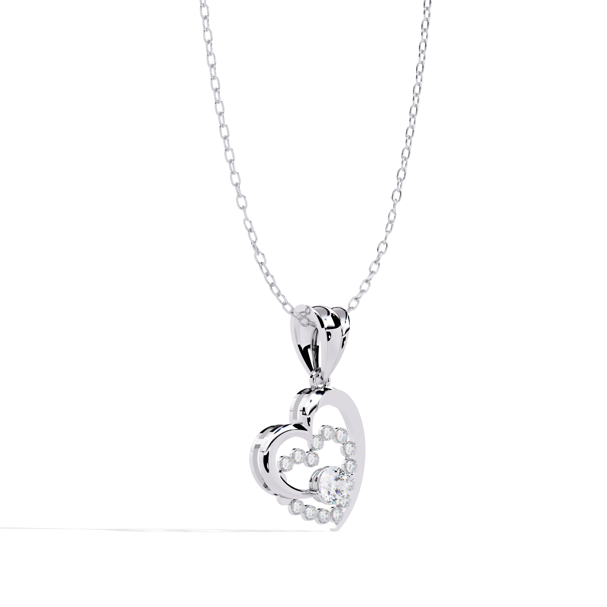 Heart Lab Grown Diamond Pendant