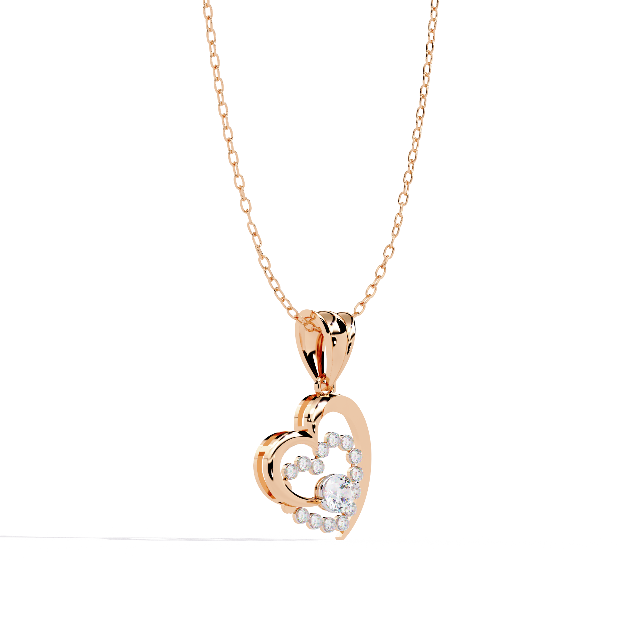Heart Lab Grown Diamond Pendant