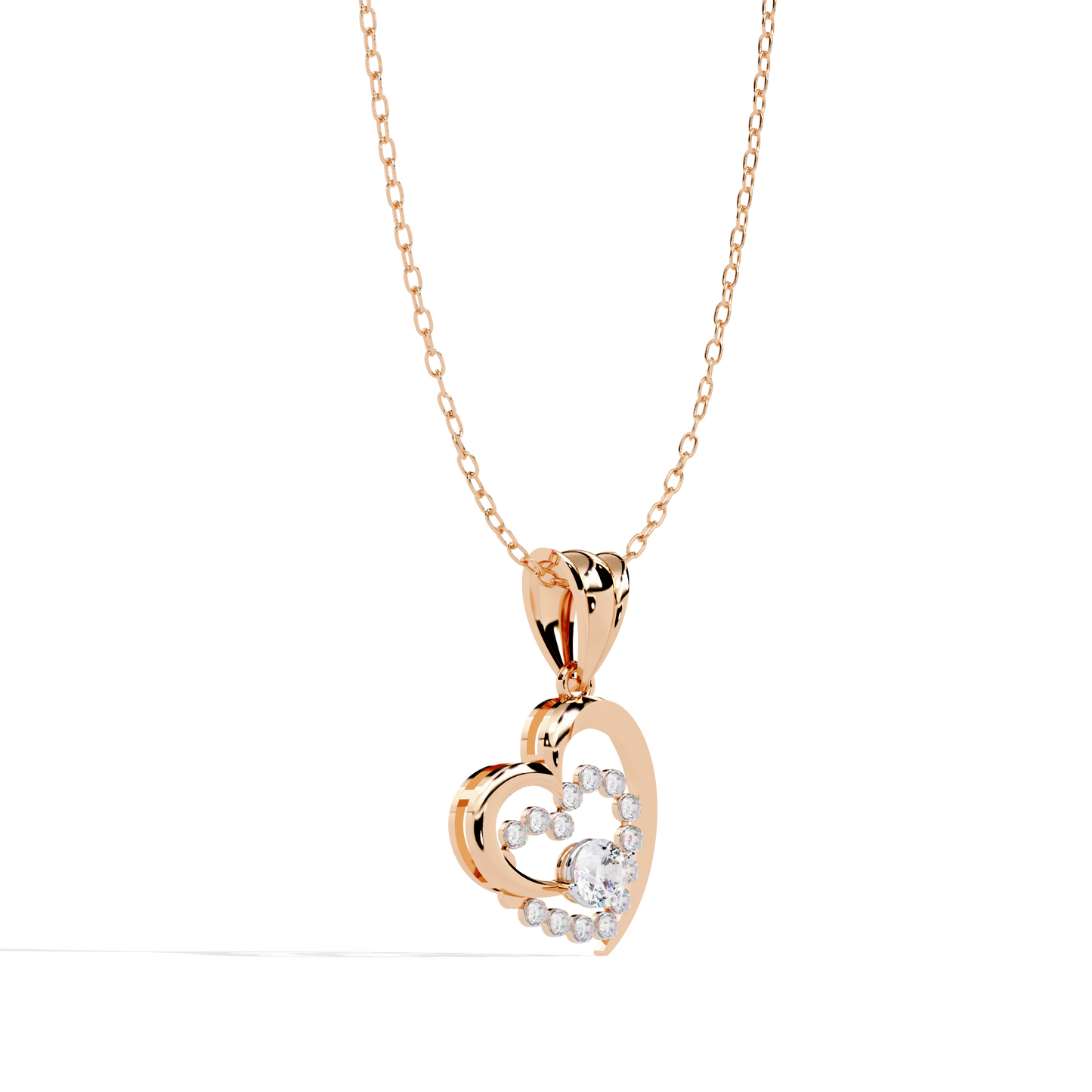 Heart Lab Grown Diamond Pendant