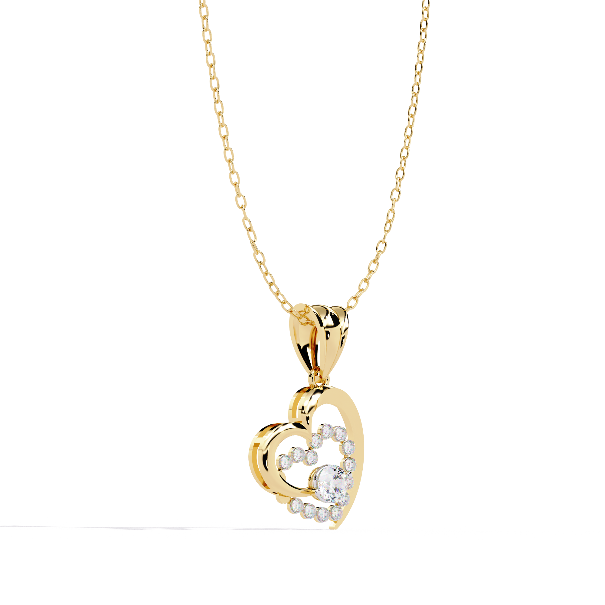 Heart Lab Grown Diamond Pendant