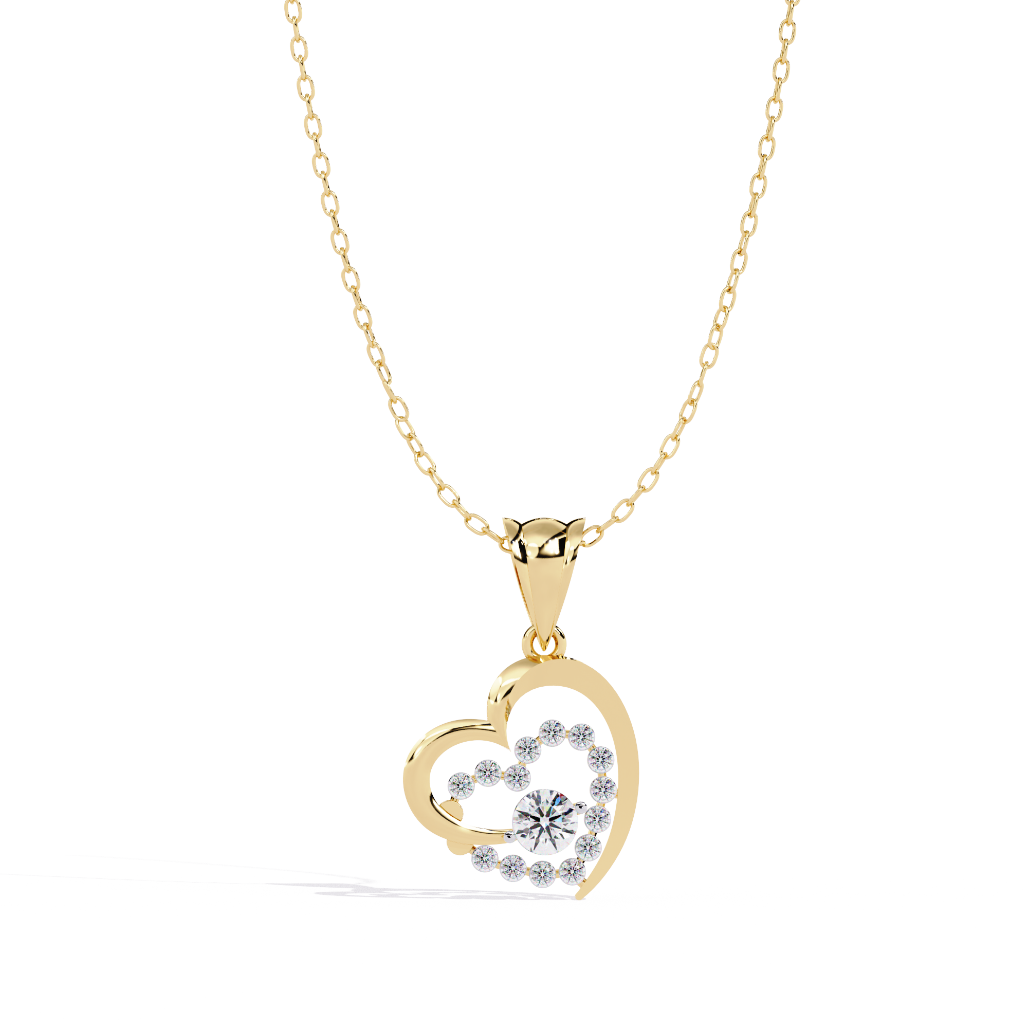 Heart Lab Grown Diamond Pendant