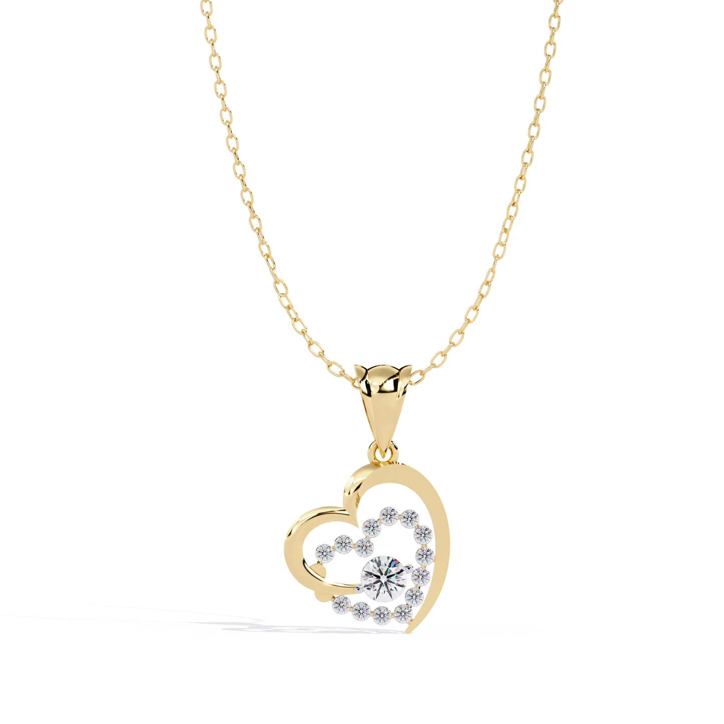 Heart Lab Grown Diamond Pendant