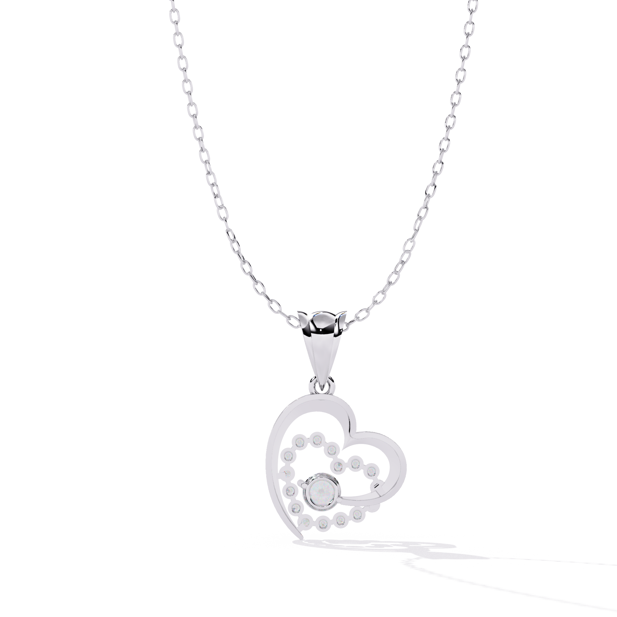 Heart Lab Grown Diamond Pendant