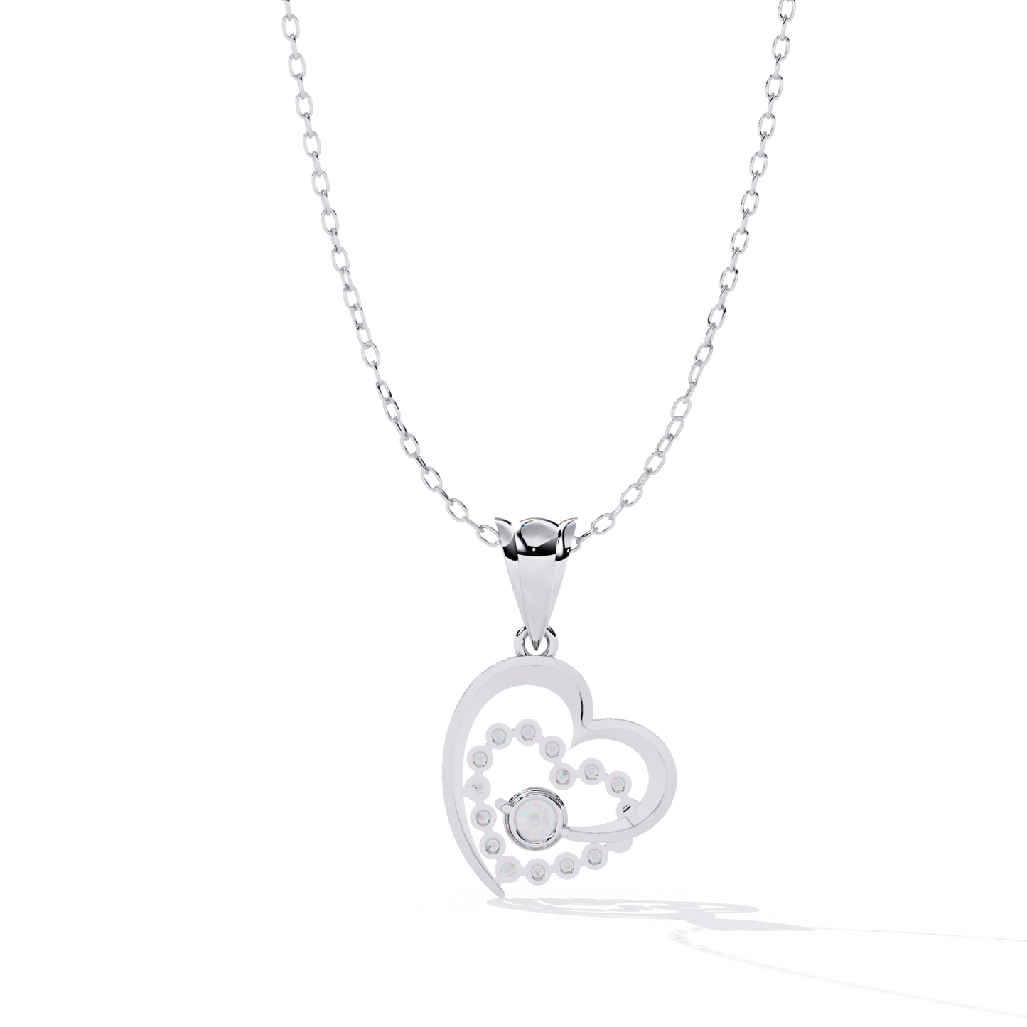 Heart Lab Grown Diamond Pendant