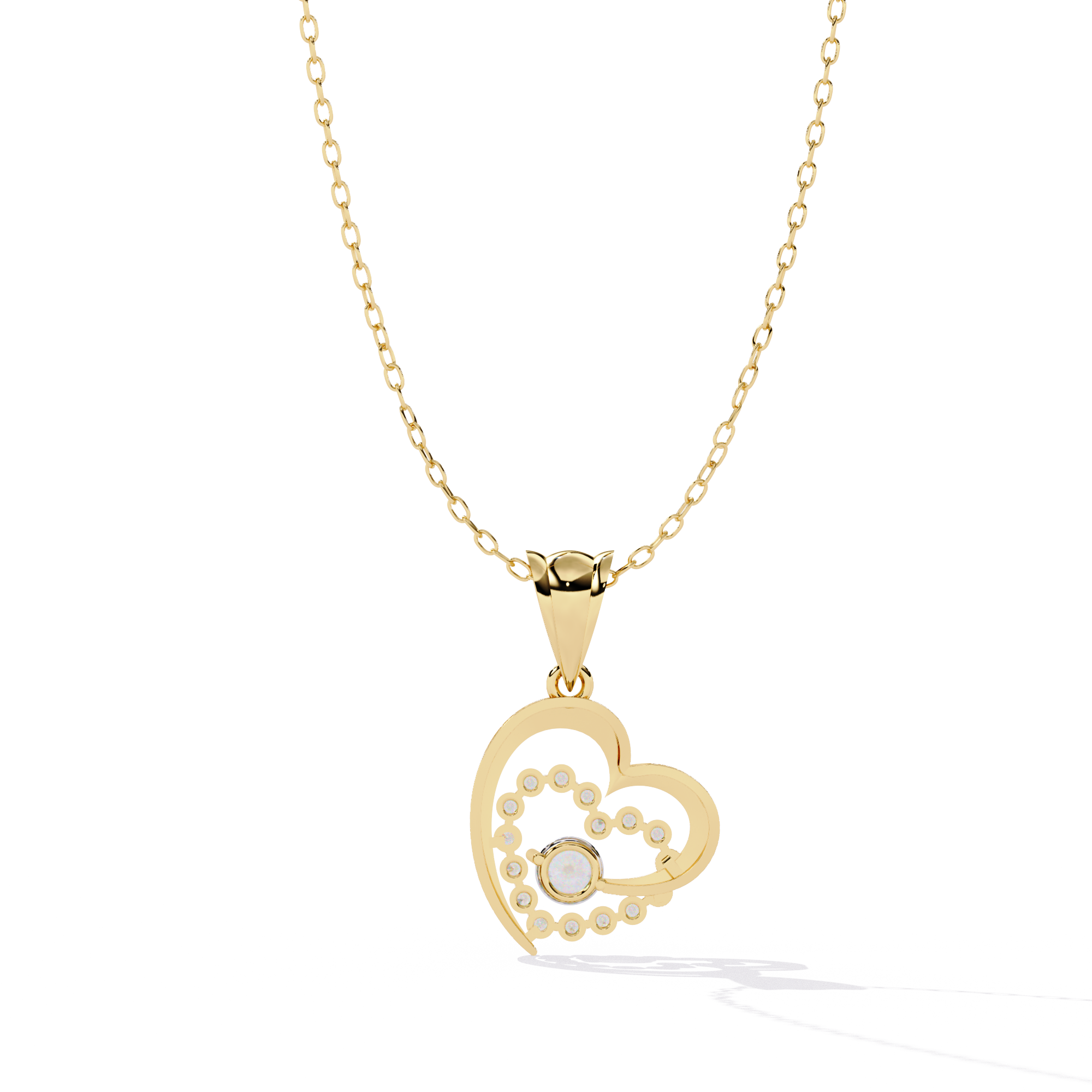 Heart Lab Grown Diamond Pendant
