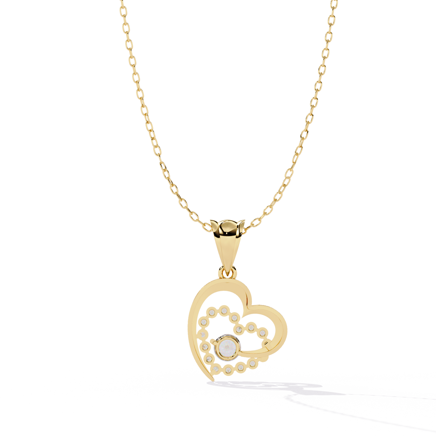 Heart Lab Grown Diamond Pendant