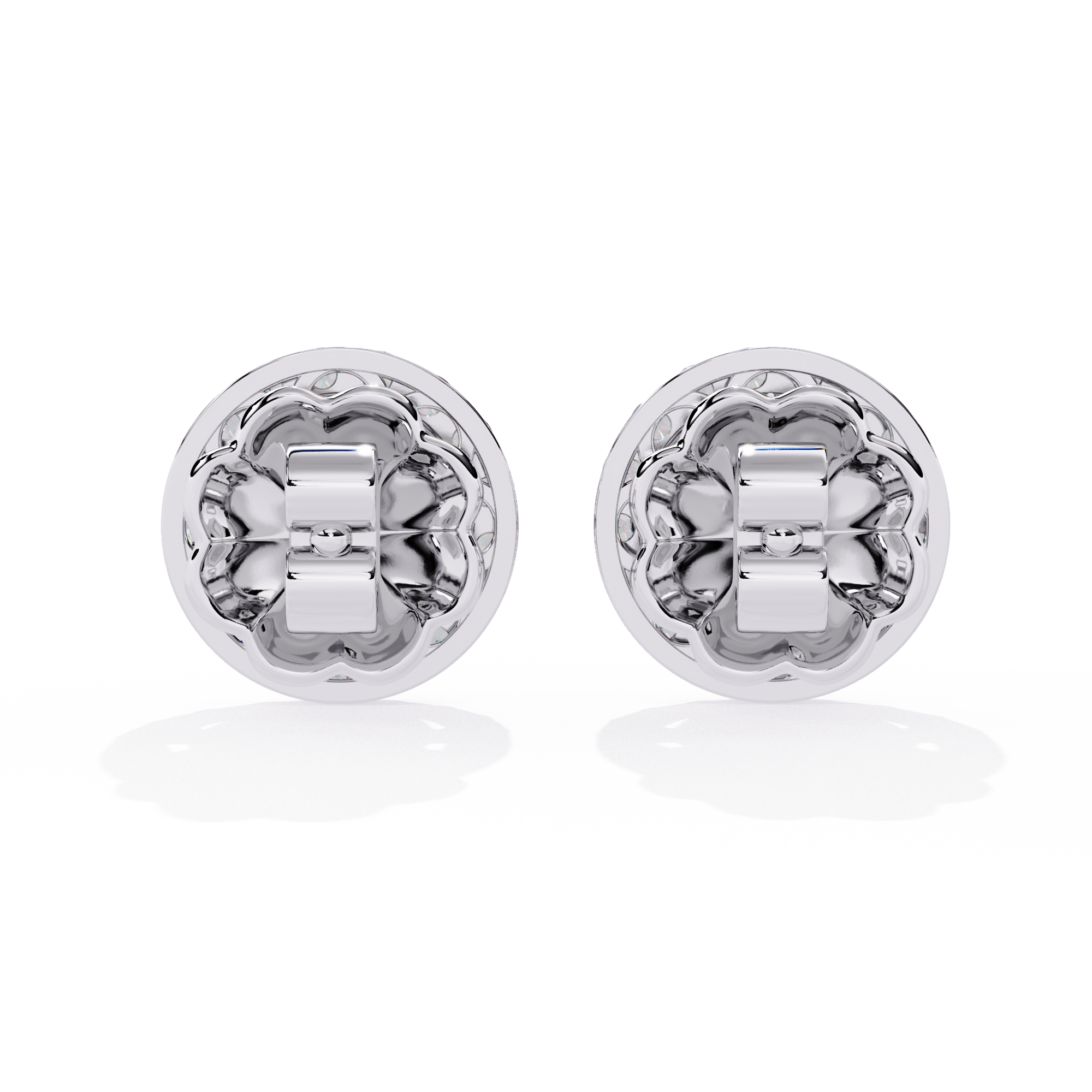 Lab Grown Diamonds Round delicate diamond earring