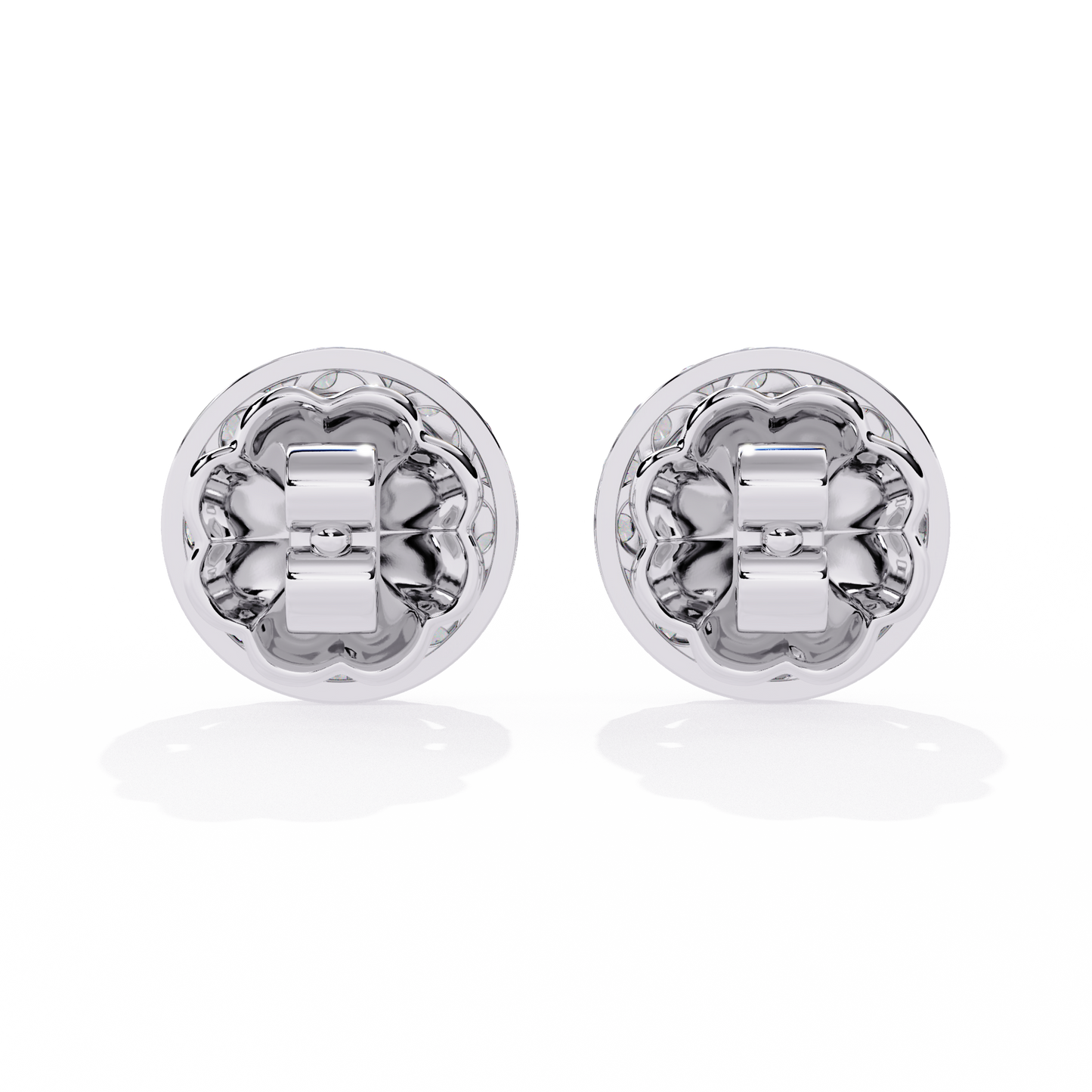 Lab Grown Diamonds Round delicate diamond earring