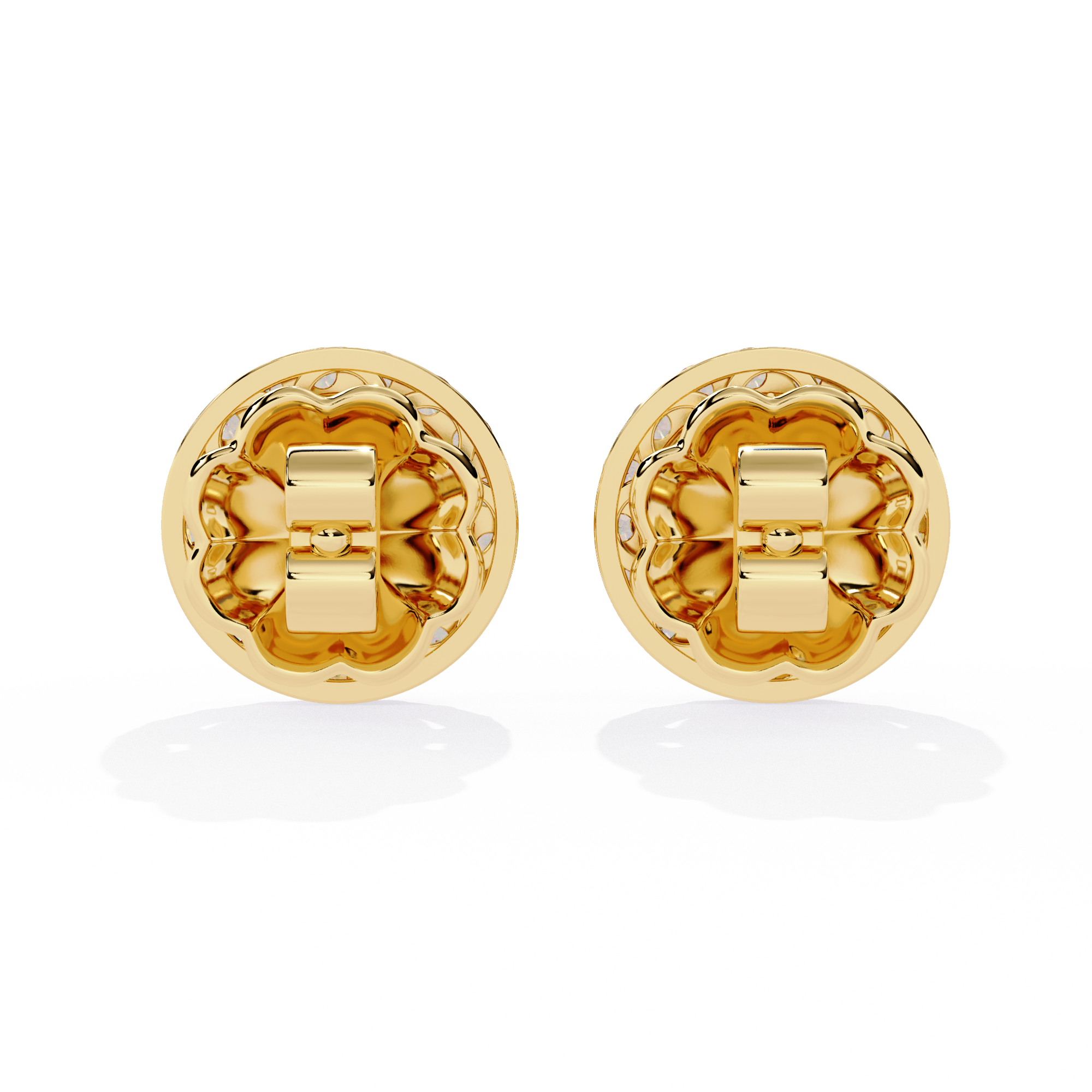 Lab Grown Diamonds Round delicate diamond earring
