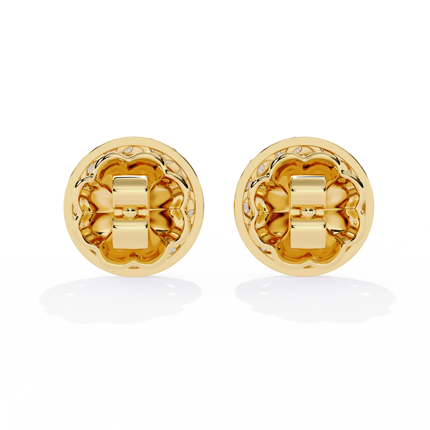 Lab Grown Diamonds Round delicate diamond earring