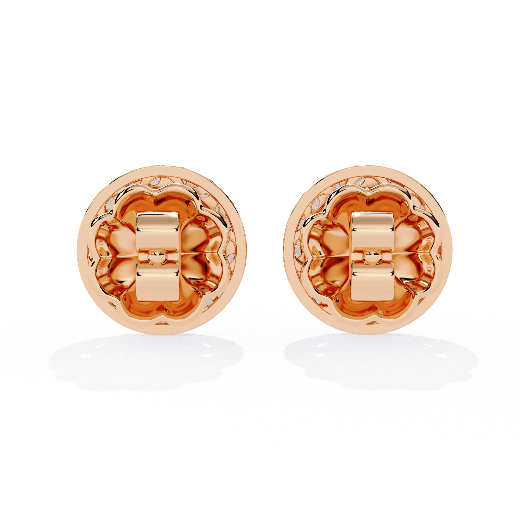 Lab Grown Diamonds Round delicate diamond earring