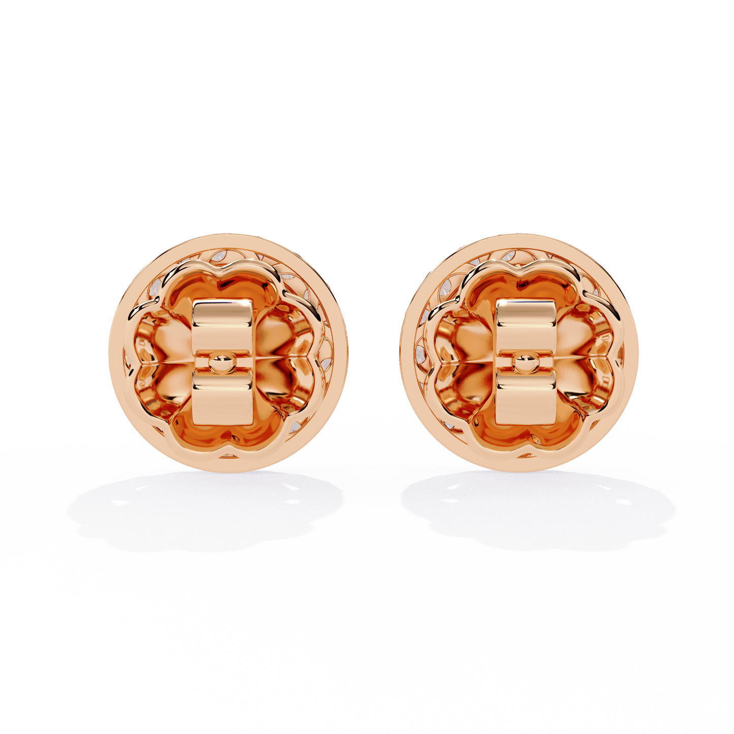 Lab Grown Diamonds Round delicate diamond earring