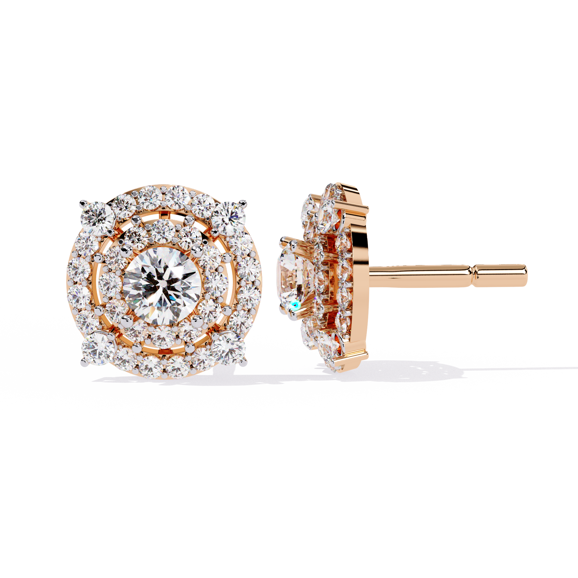 Lab Grown Diamond Stud Earrings