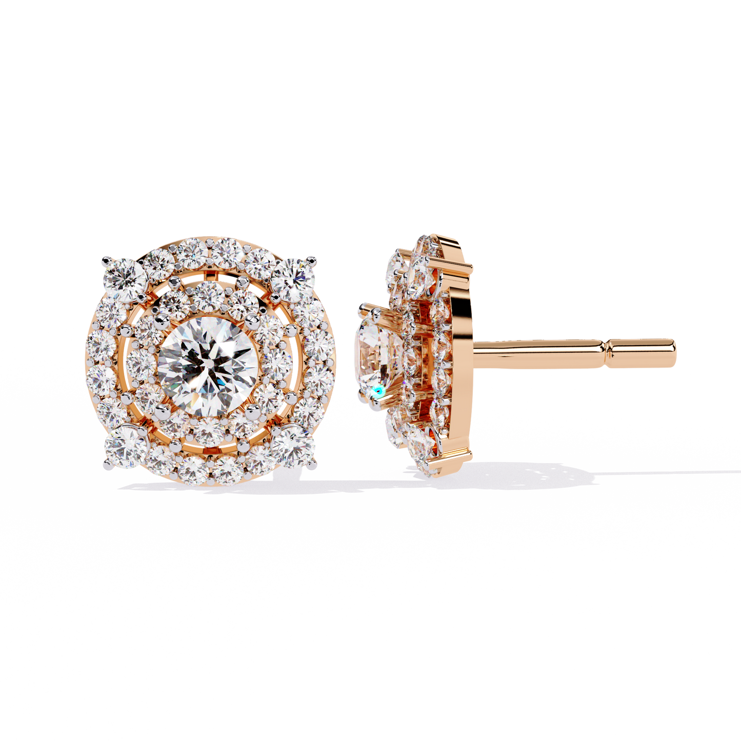 Lab Grown Diamond Stud Earrings