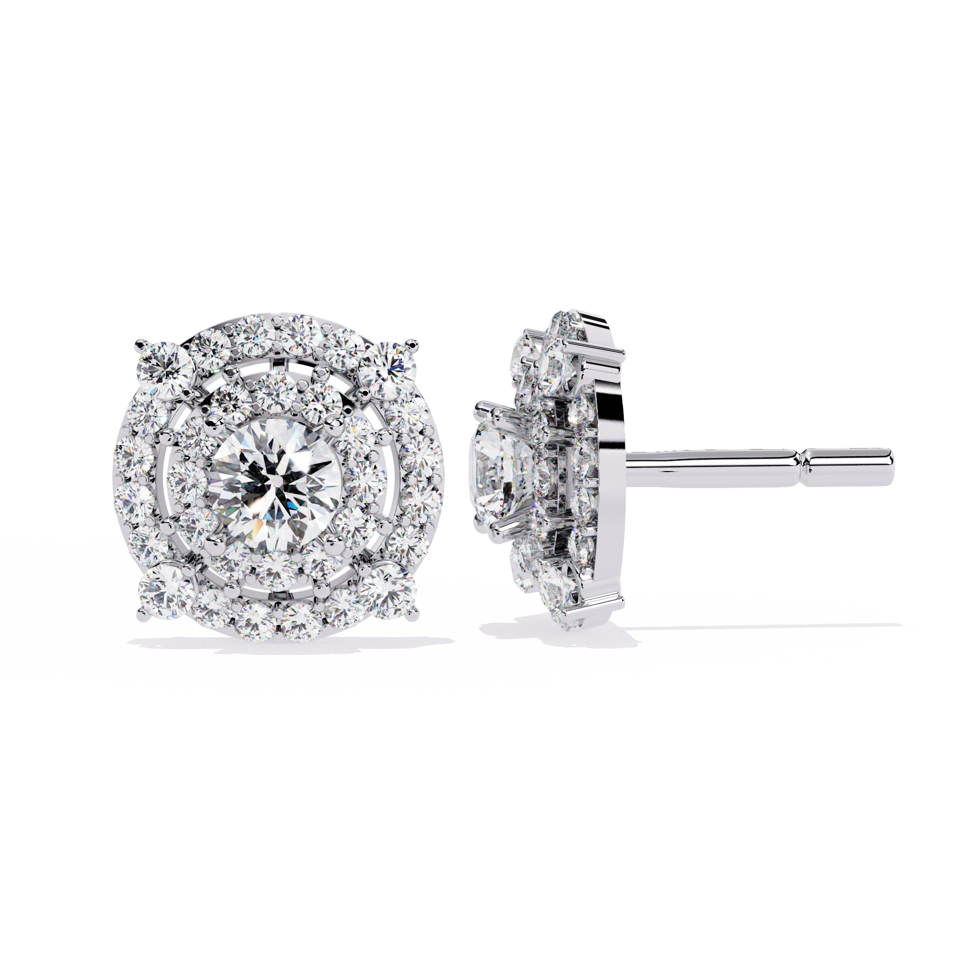 Lab Grown Diamond Stud Earrings