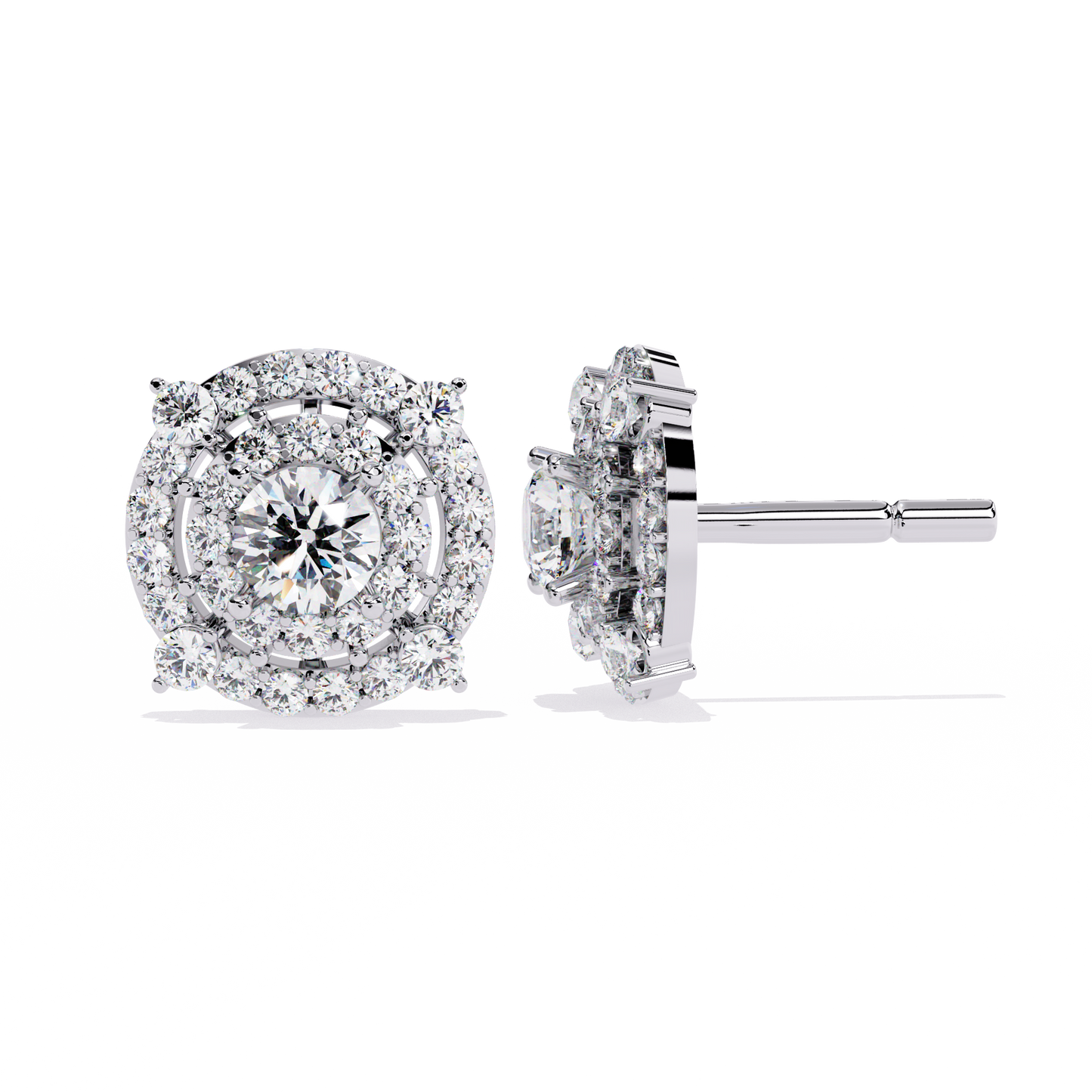 Lab Grown Diamond Stud Earrings