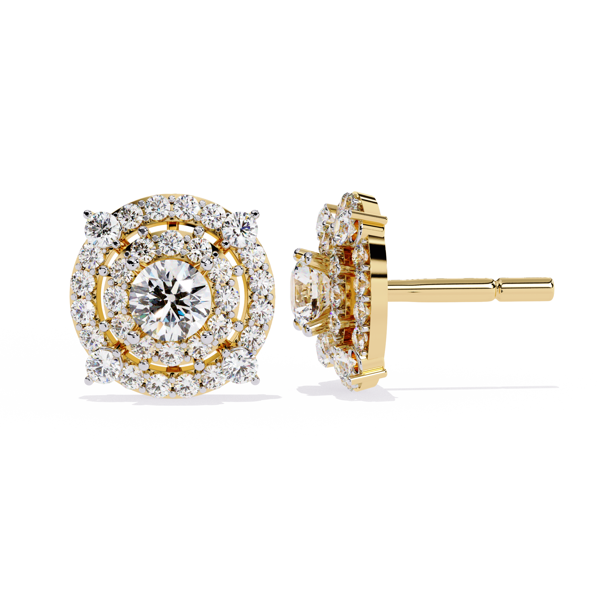 Lab Grown Diamond Stud Earrings