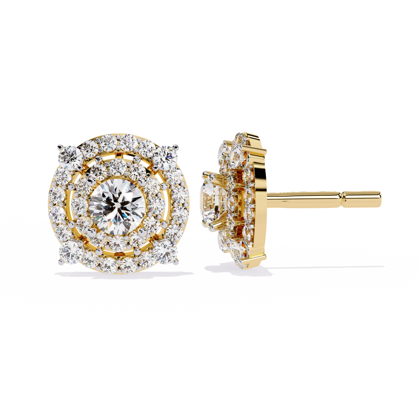 Lab Grown Diamond Stud Earrings