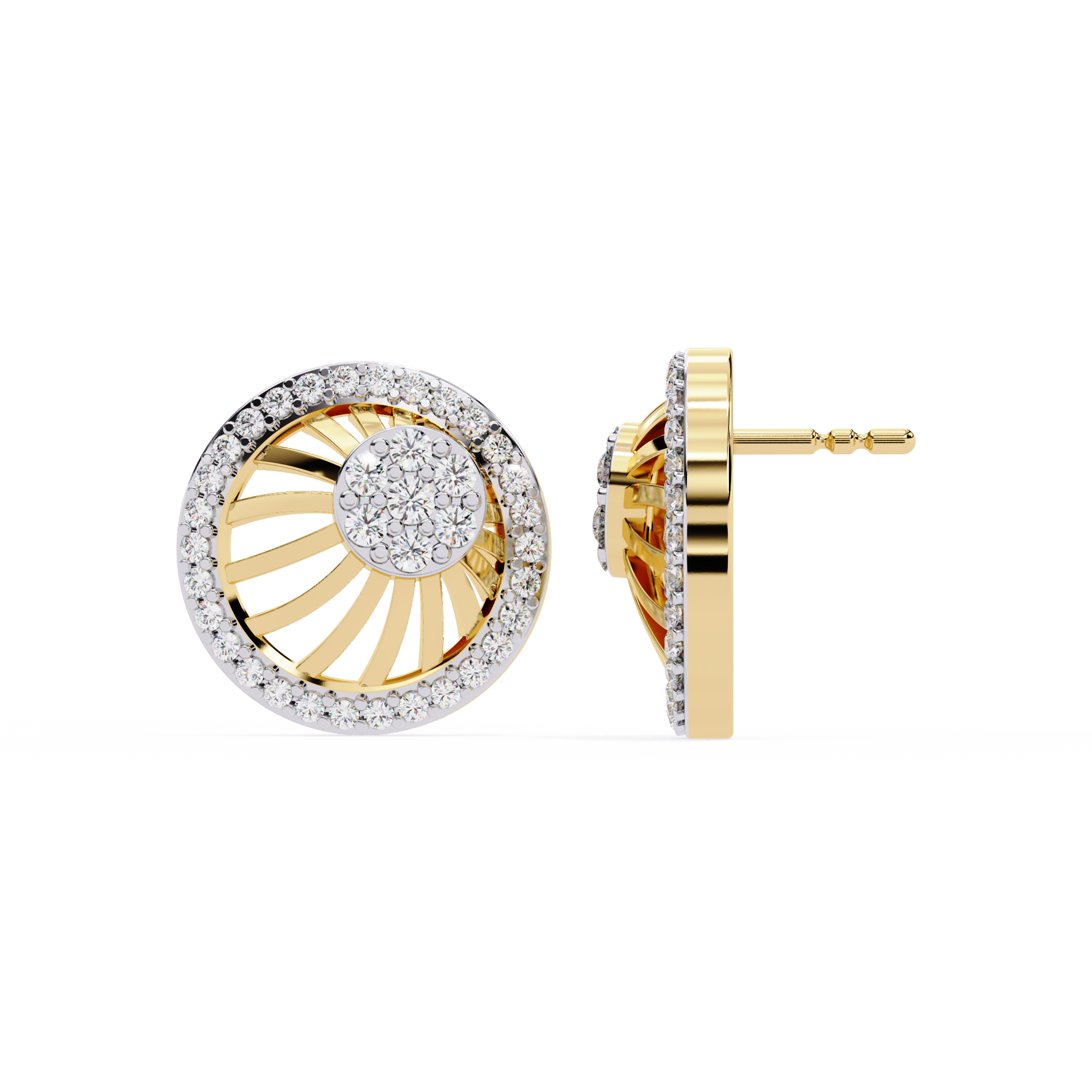 Lab Grown Diamond Party Wear Earrings
