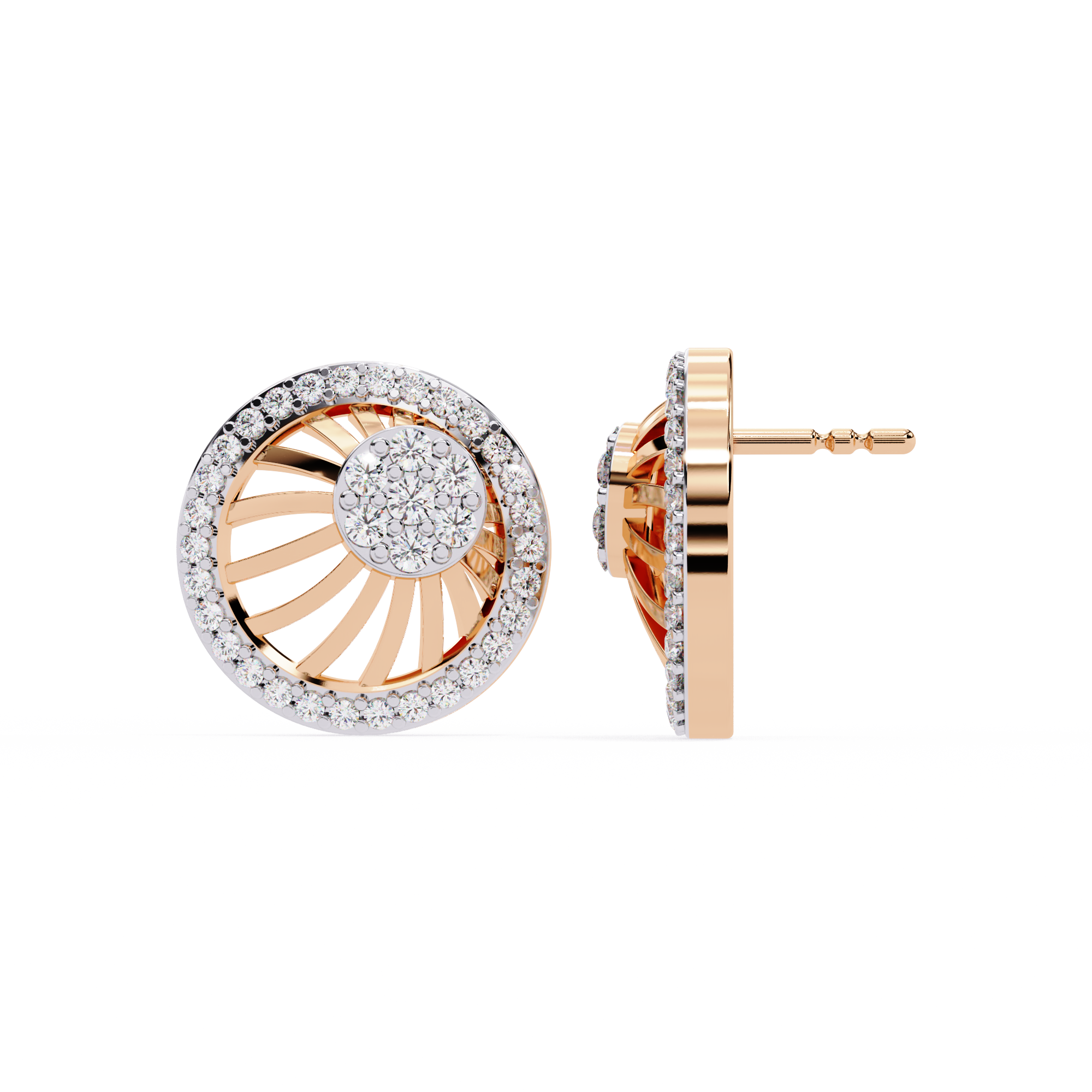 Lab Grown Diamond Party Wear Earrings