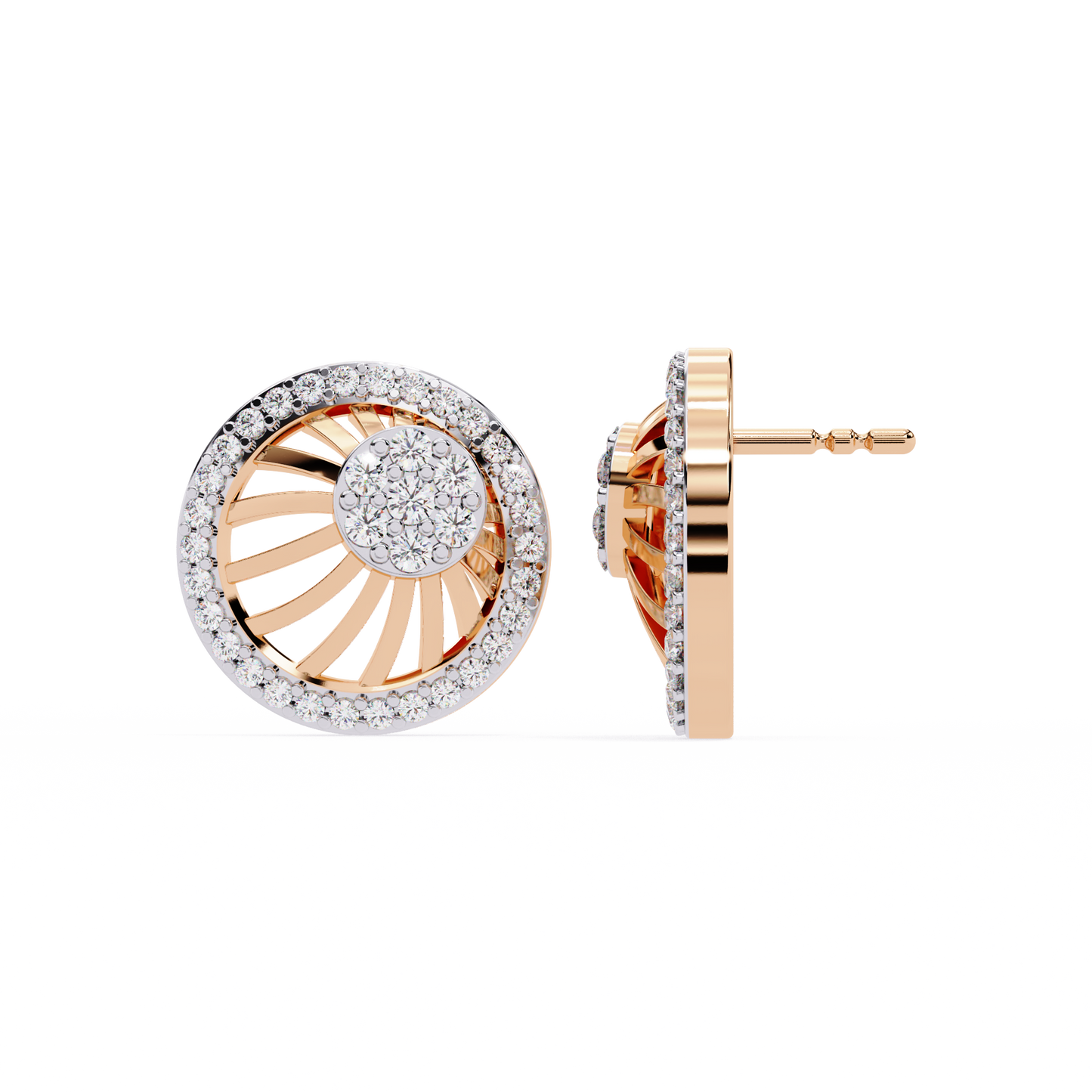 Lab Grown Diamond Party Wear Earrings