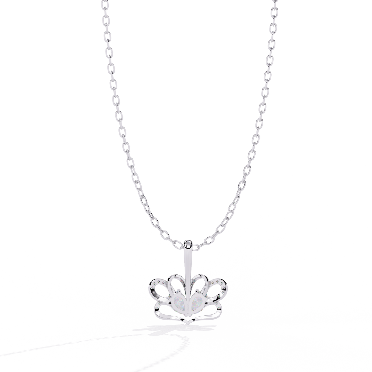 Women Lab Grown Diamond Heart Pendant