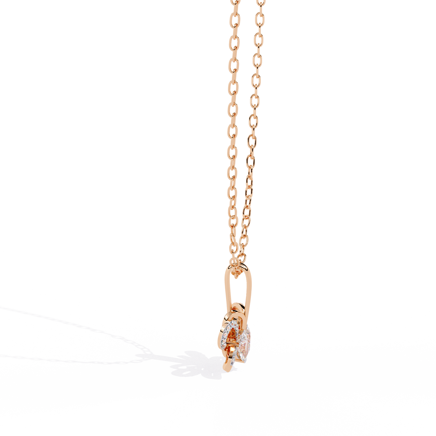 Women Lab Grown Diamond Heart Pendant