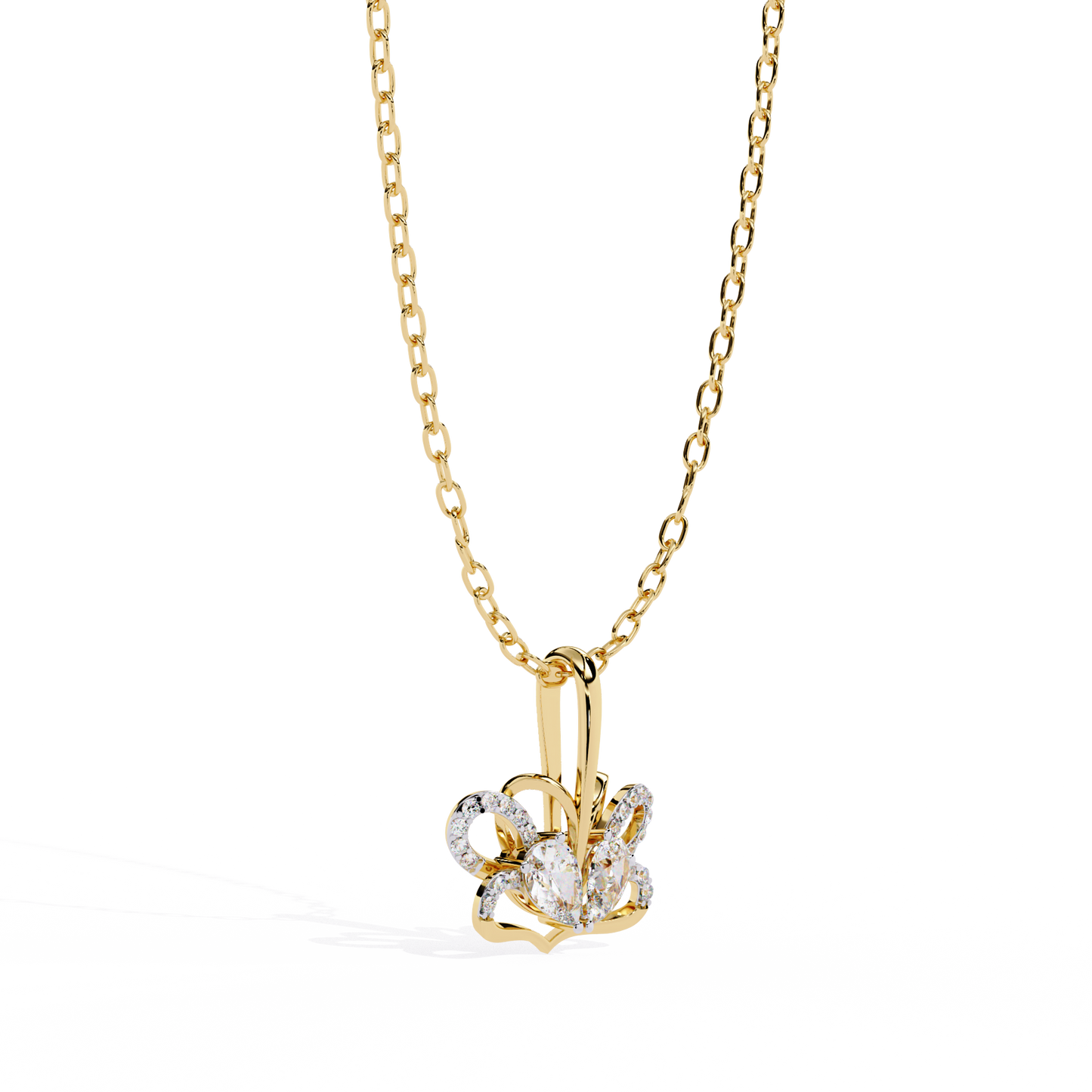 Women Lab Grown Diamond Heart Pendant