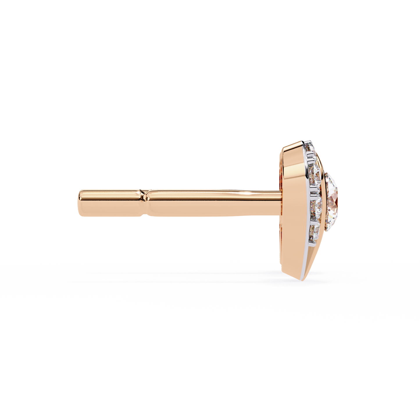 Classic Heart Cluster Lab Grown Diamond Earrings