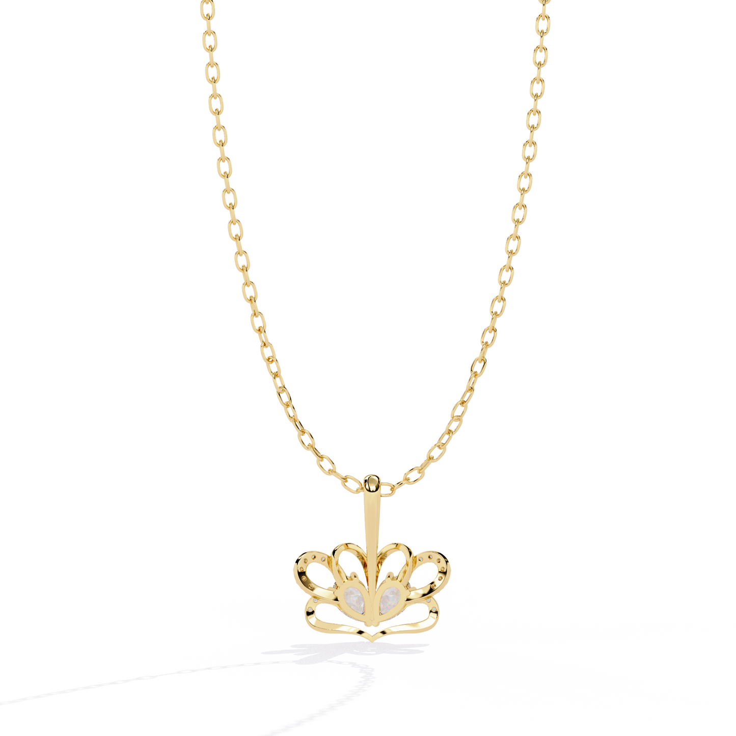 Women Lab Grown Diamond Heart Pendant