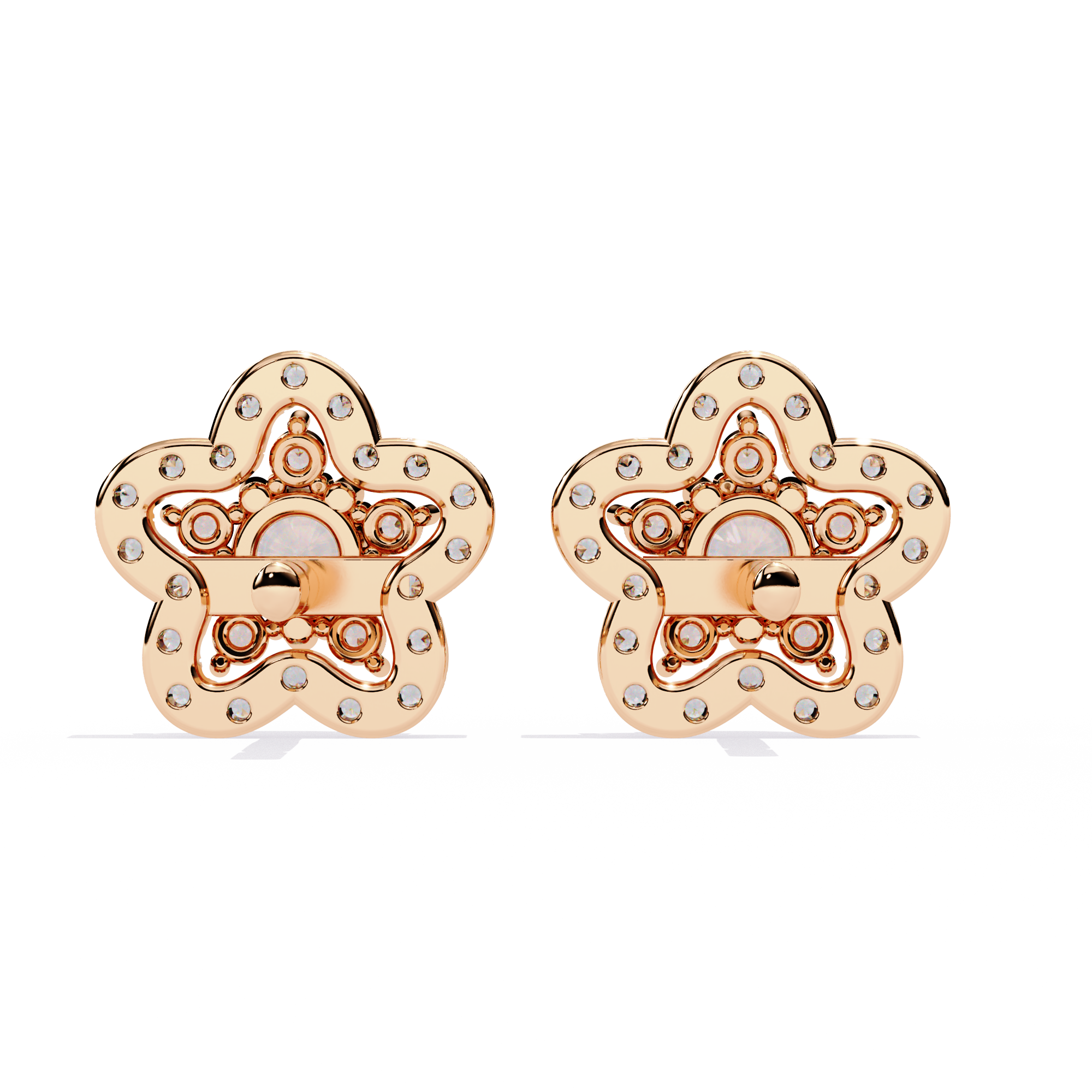 Lab Grown Diamond Studs Round Stone