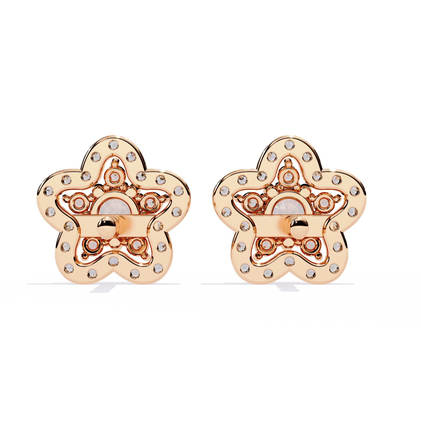 Lab Grown Diamond Studs Round Stone