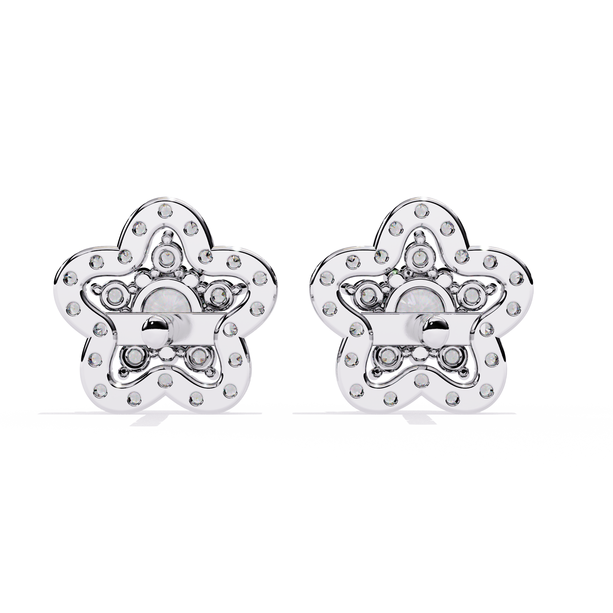 Lab Grown Diamond Studs Round Stone