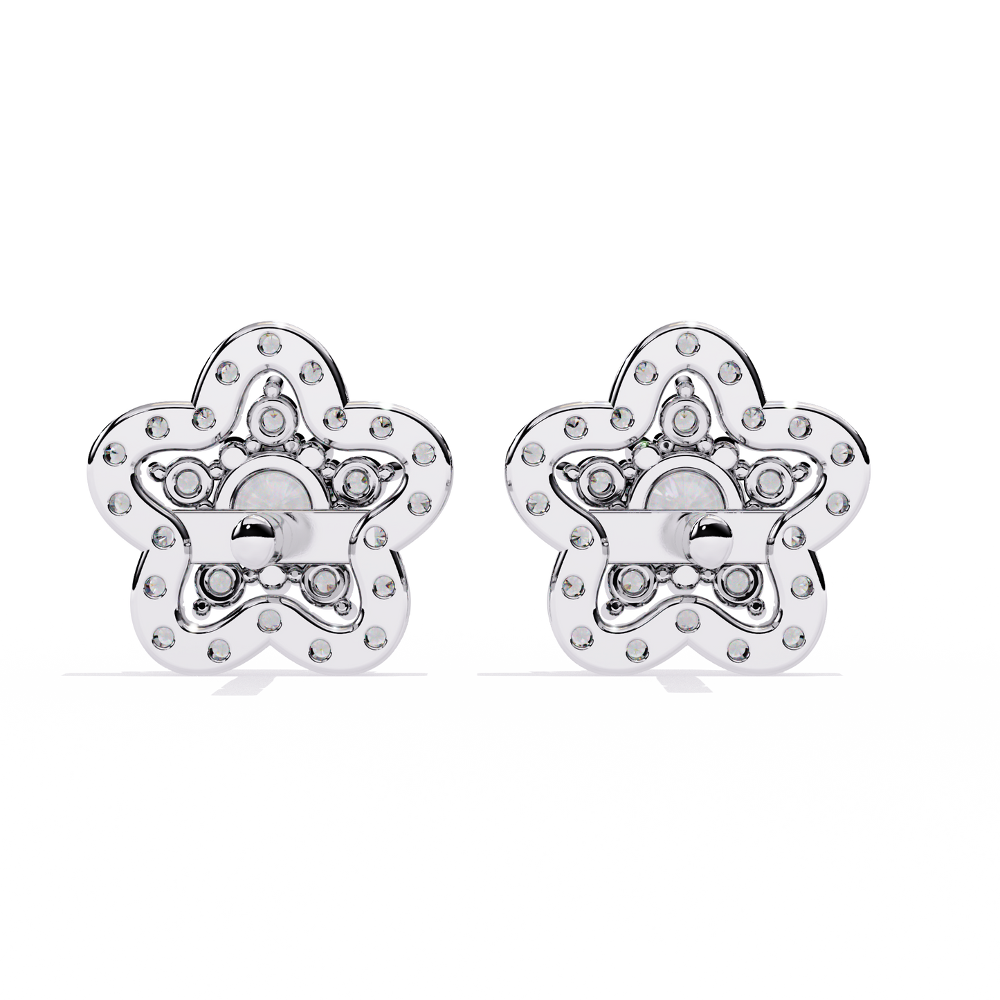 Lab Grown Diamond Studs Round Stone