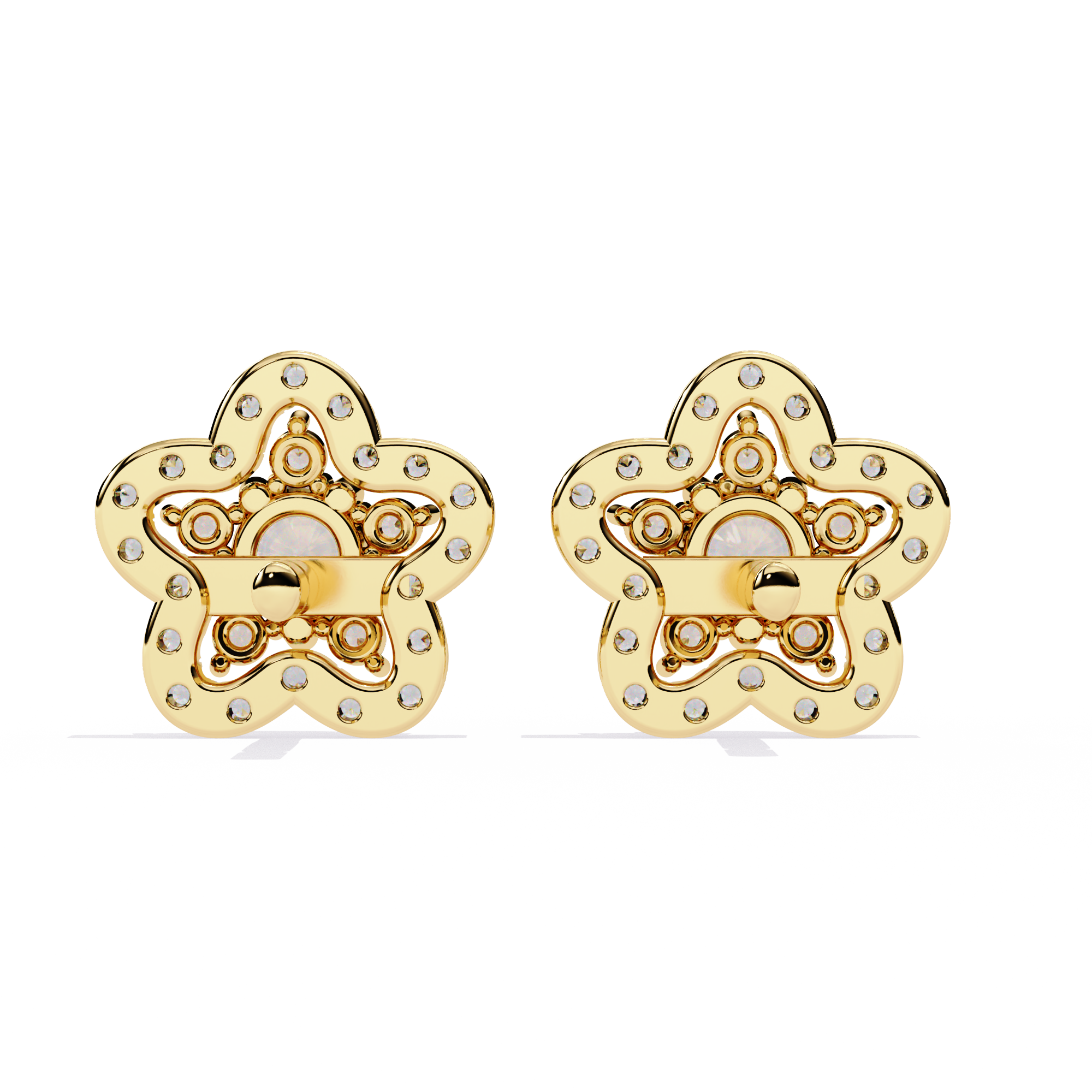 Lab Grown Diamond Studs Round Stone
