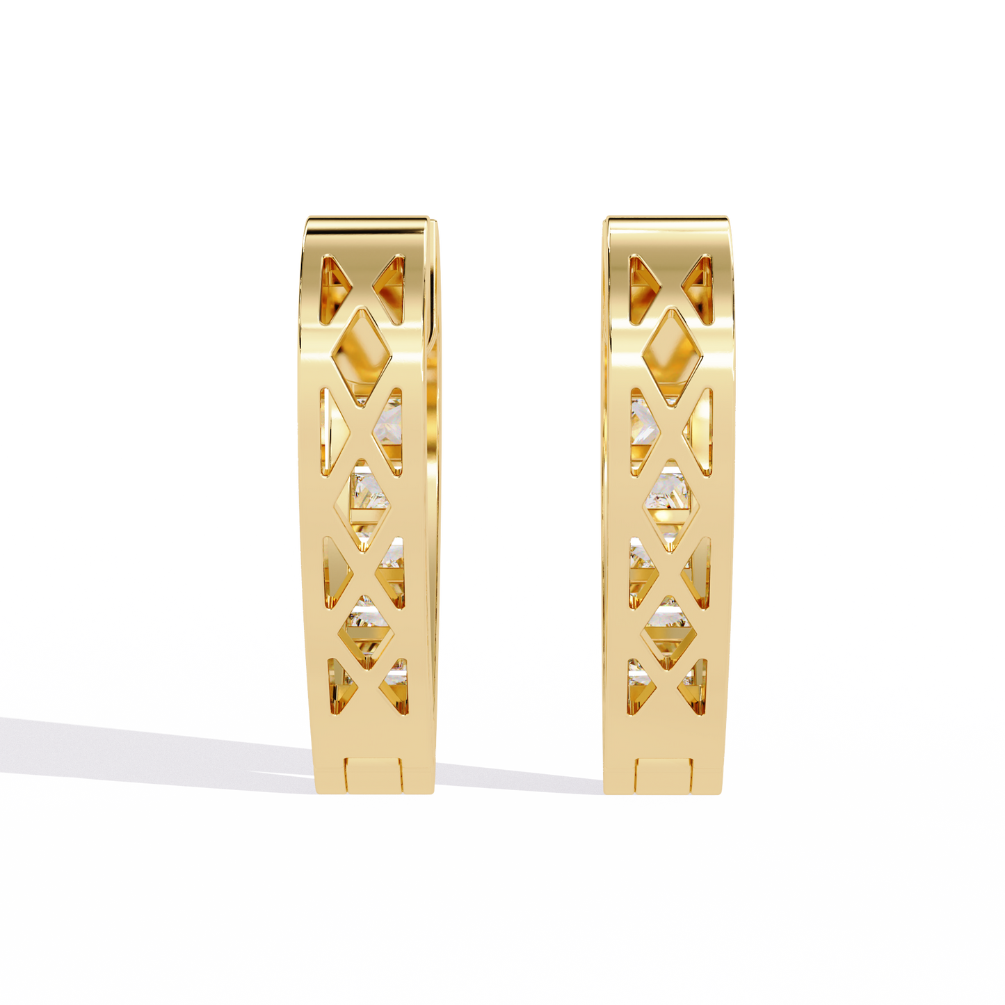 Celestial Frame Diamond Earrings