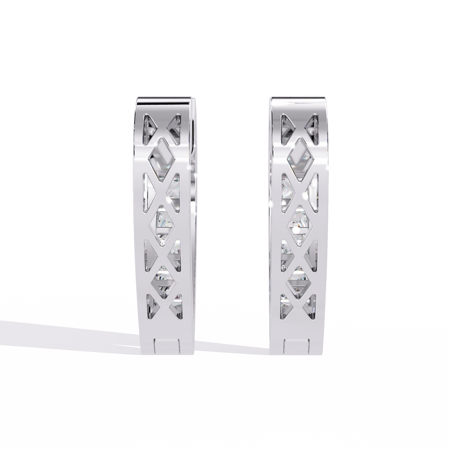 Celestial Frame Diamond Earrings