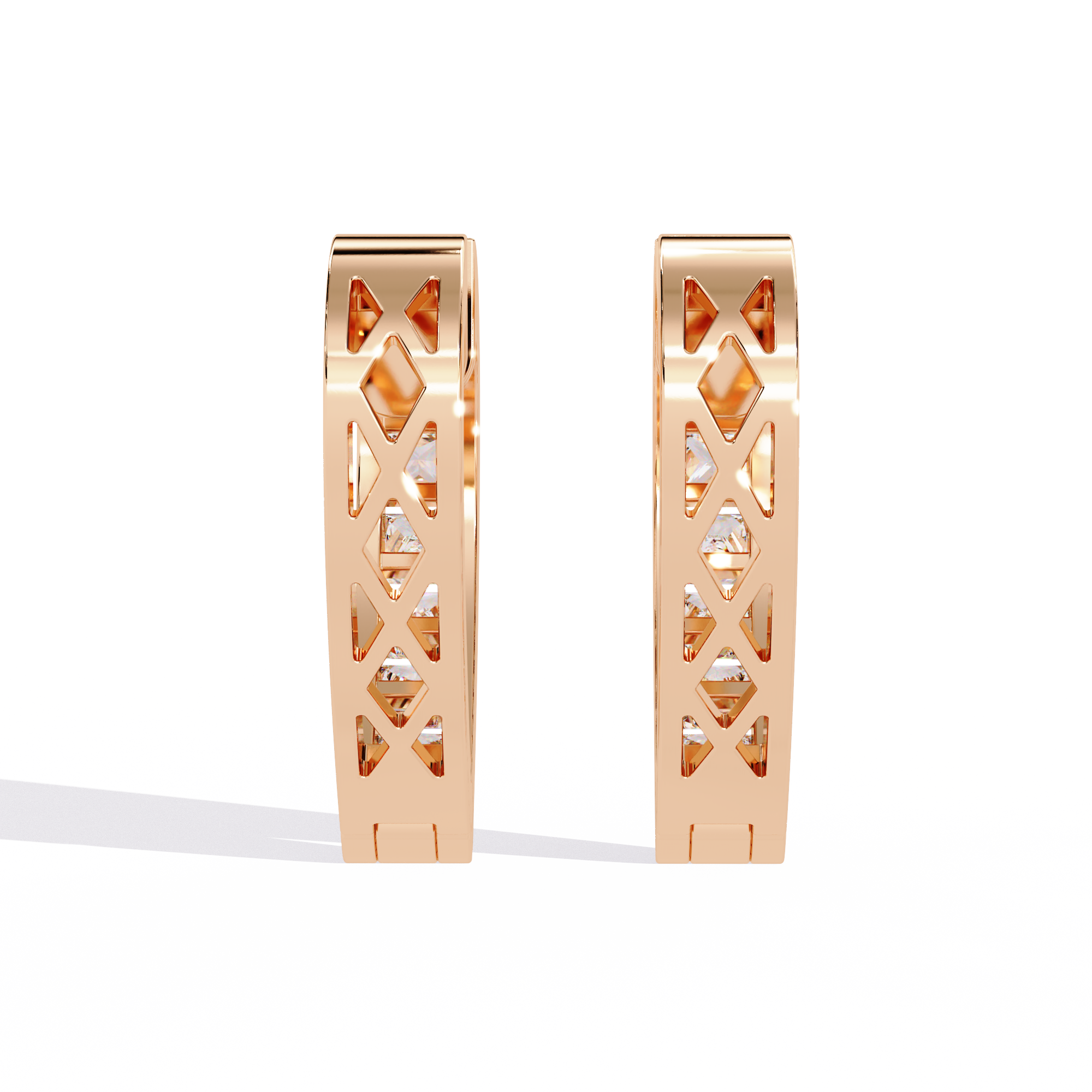 Celestial Frame Diamond Earrings