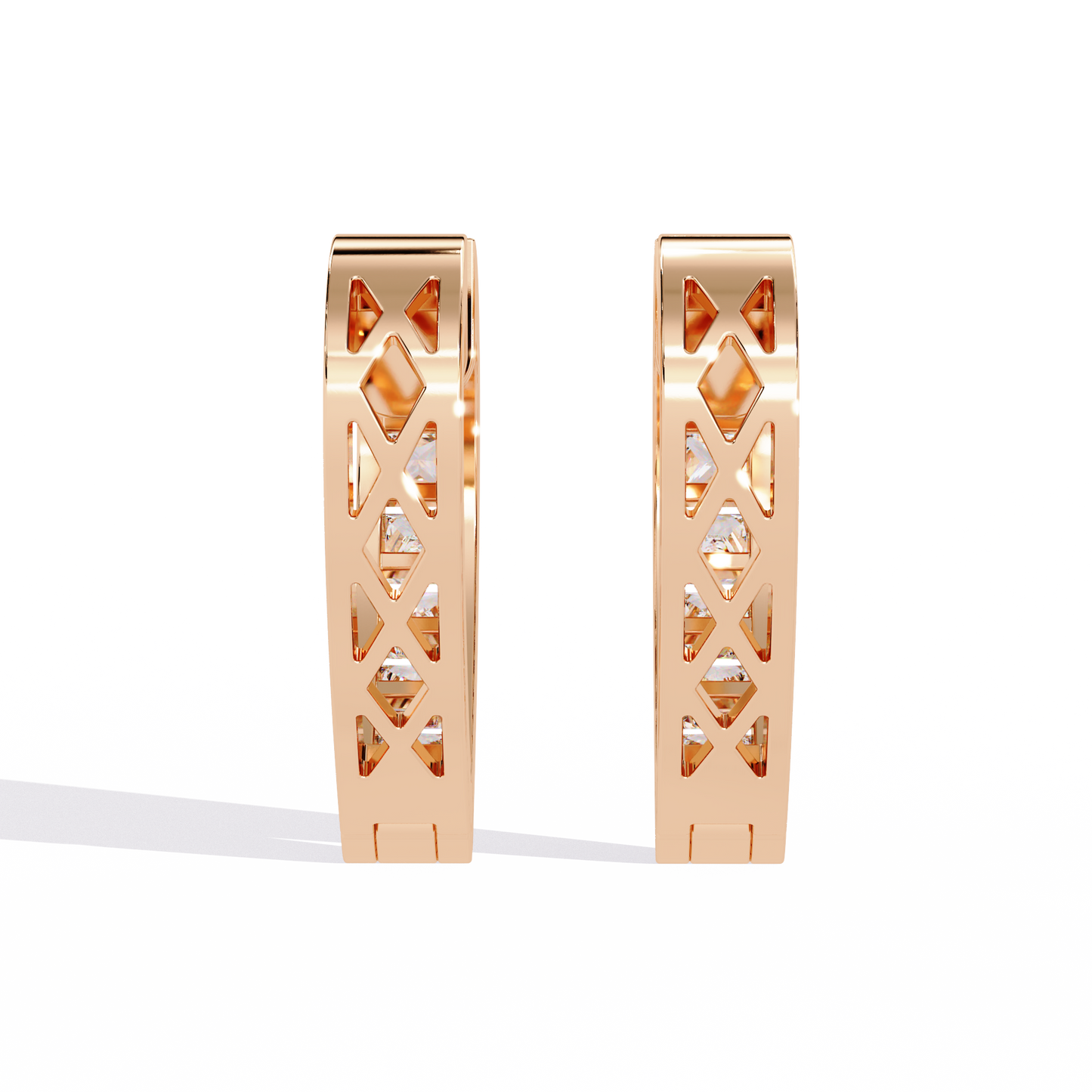 Celestial Frame Diamond Earrings