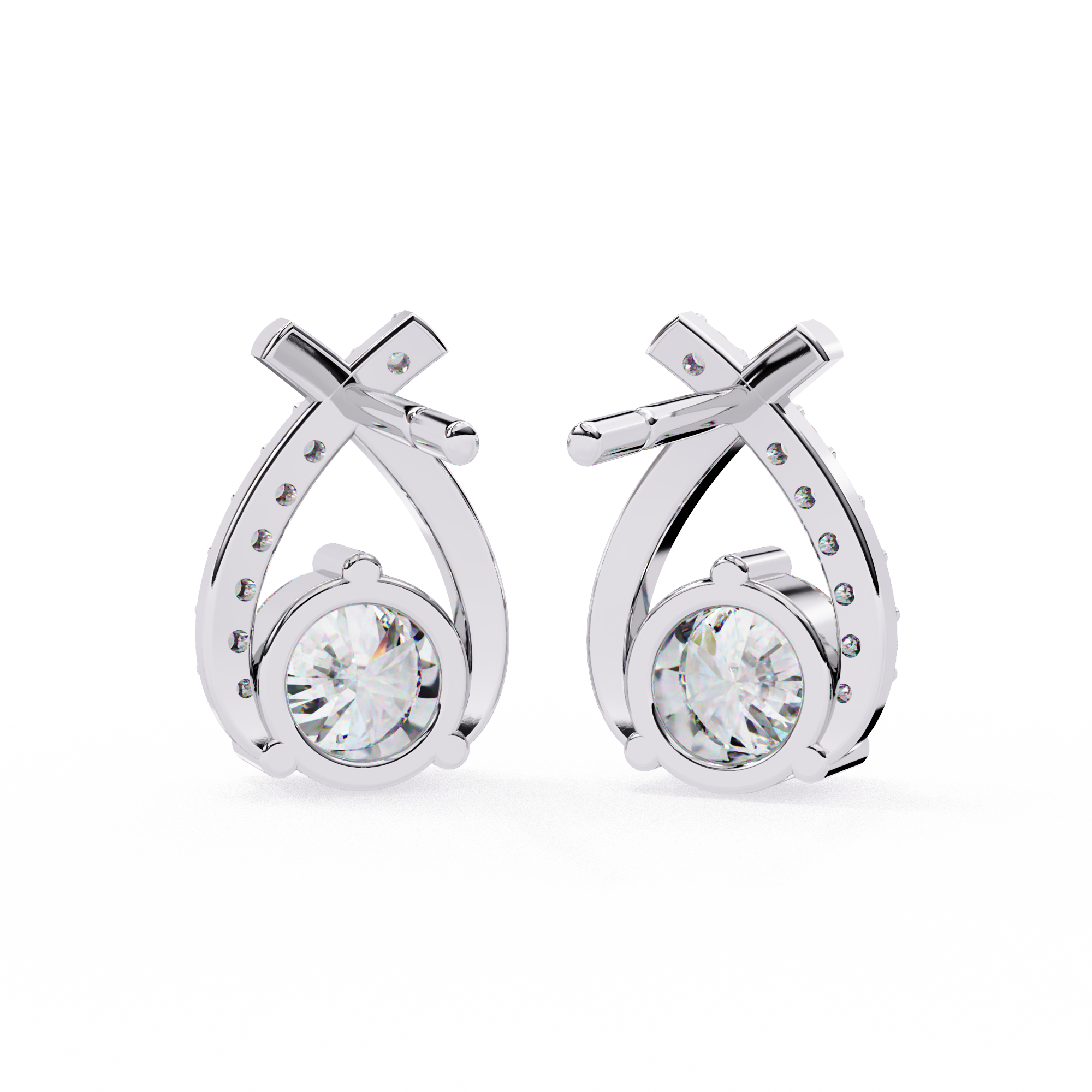 Cross Stud Earrings