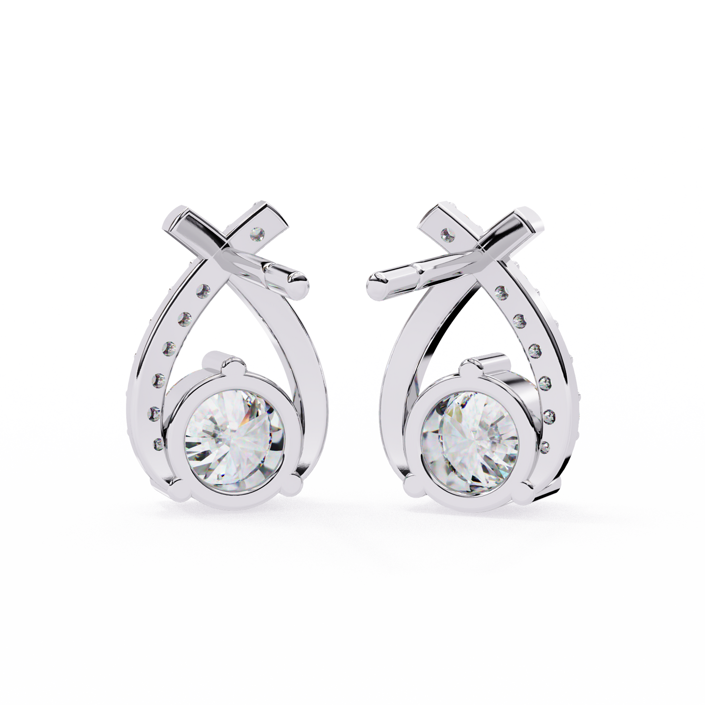 Cross Stud Earrings
