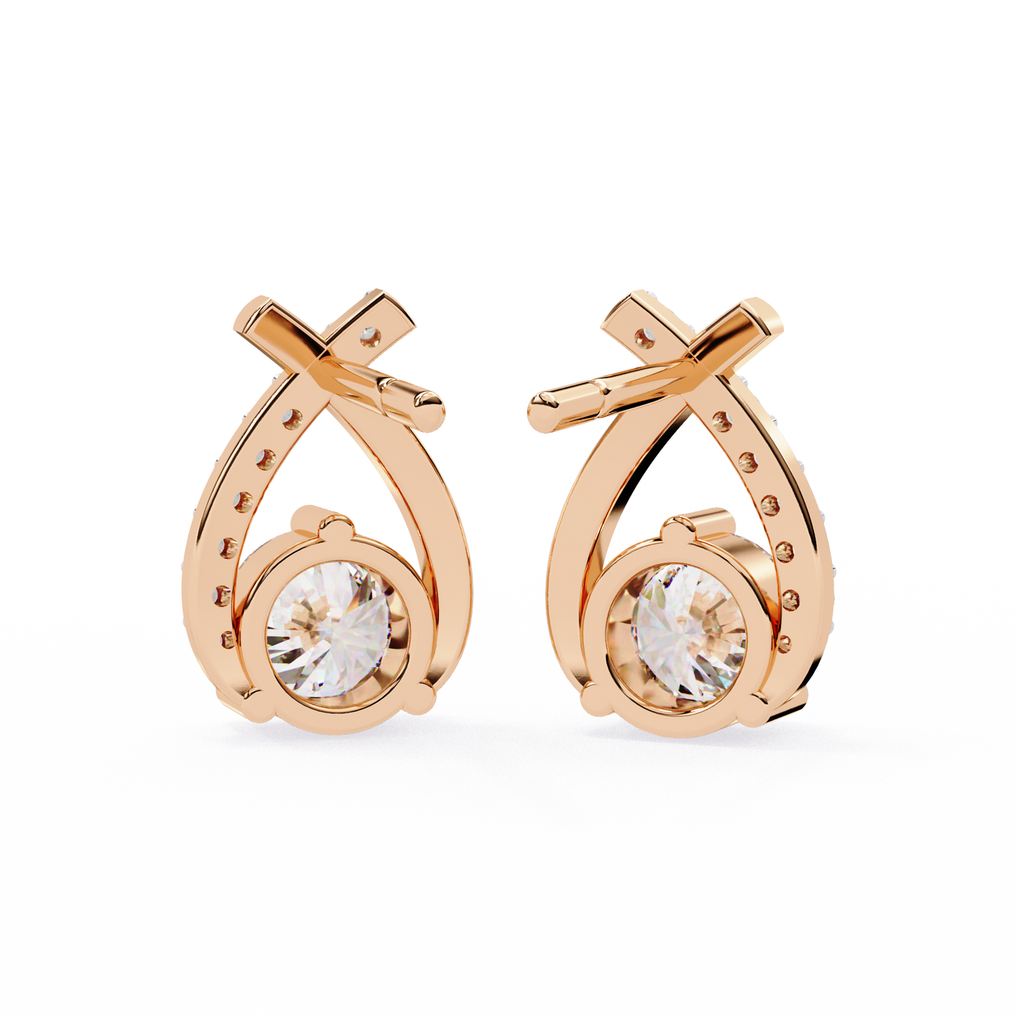 Cross Stud Earrings