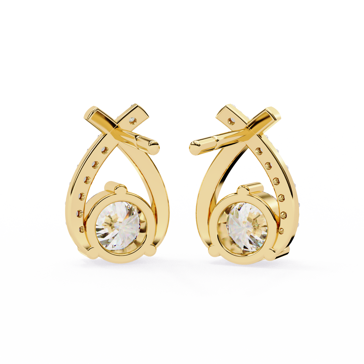 Cross Stud Earrings