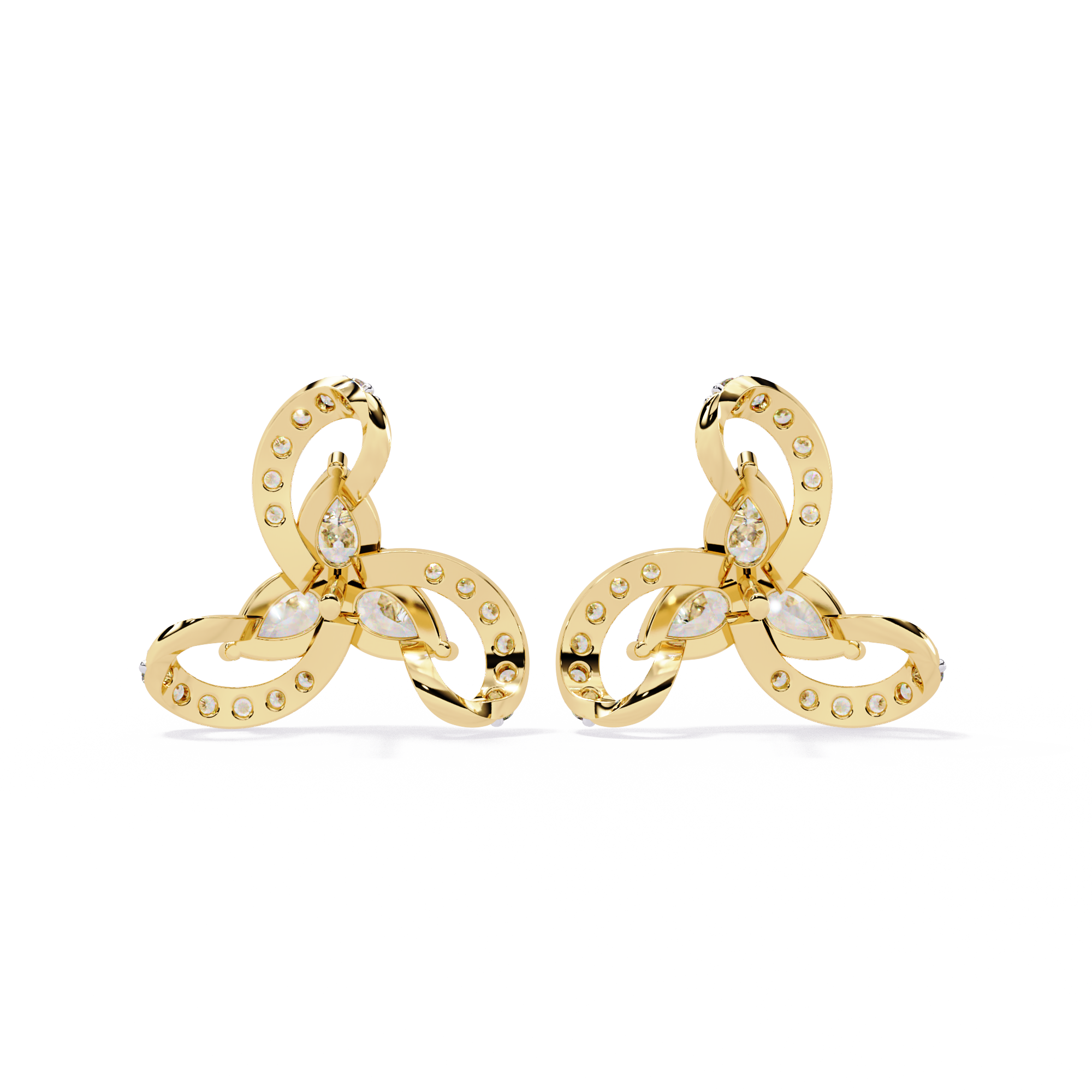 Triquetra-inspired Studs Earrings