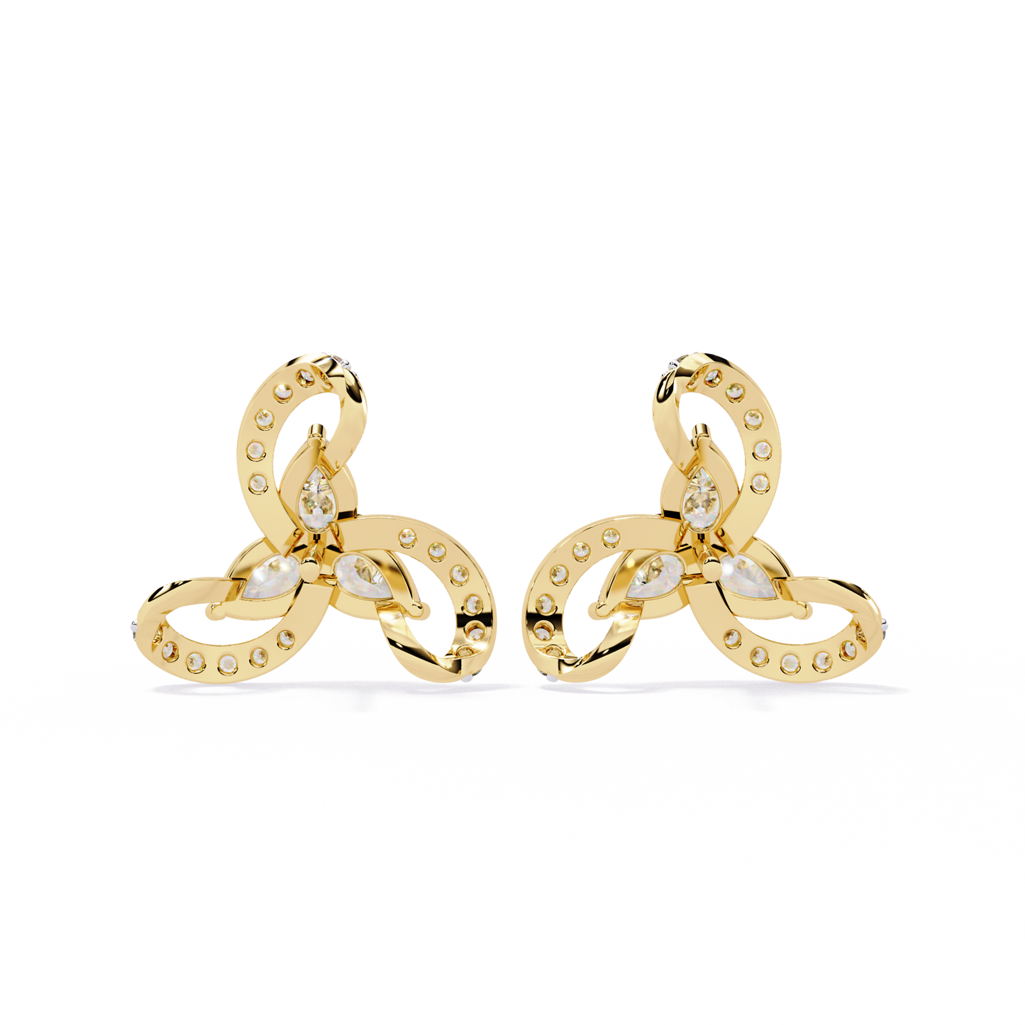 Triquetra-inspired Studs Earrings