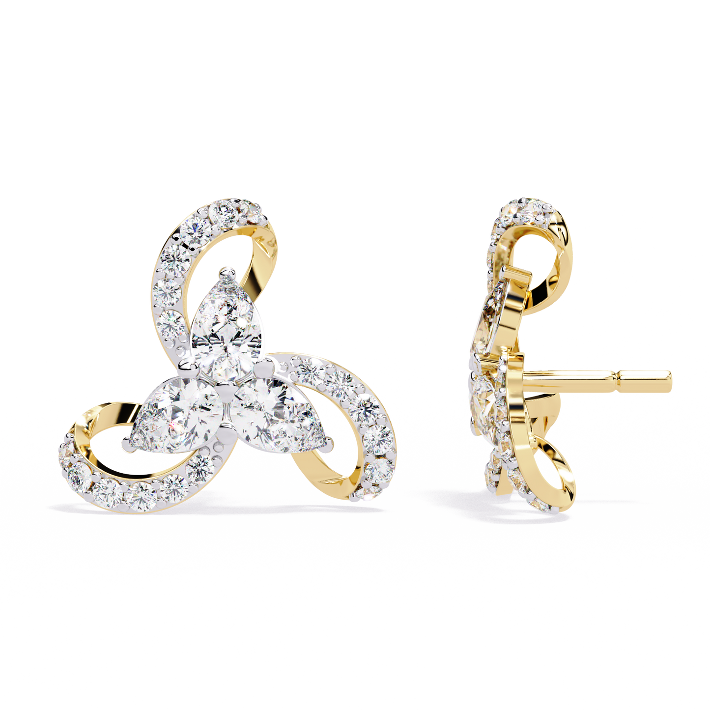 Triquetra-inspired Studs Earrings